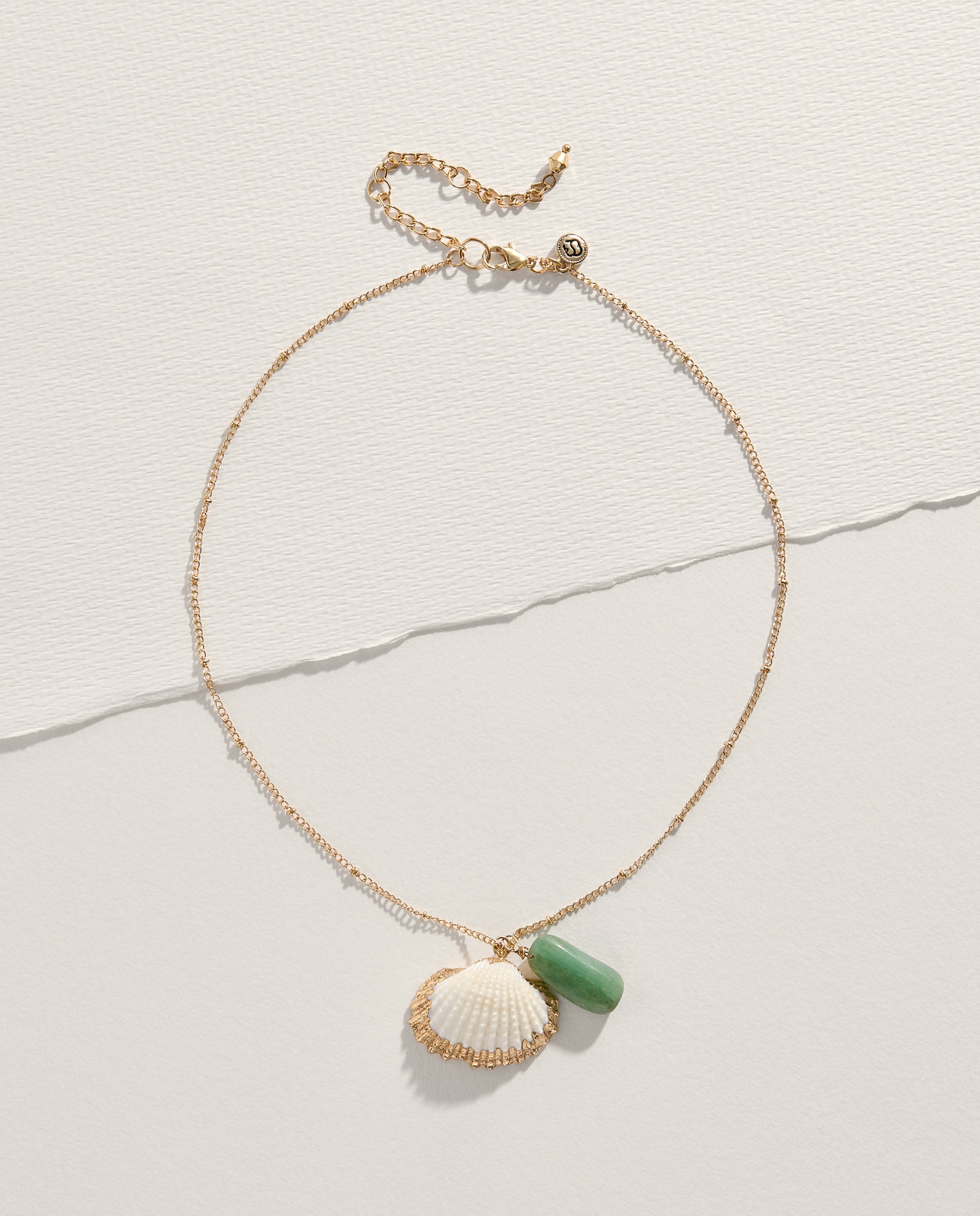 Colar Comprido com Concha 390 Ouro-2