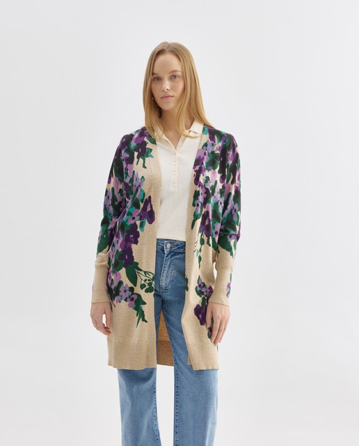 Imagem 0 de Casaco liso com manga comprida