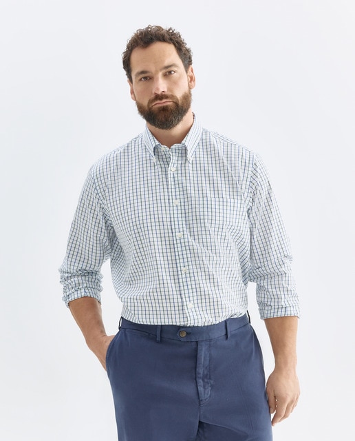 Imagem 0 de Camisa Casual de Manga Comprida Tamanhos Grandes