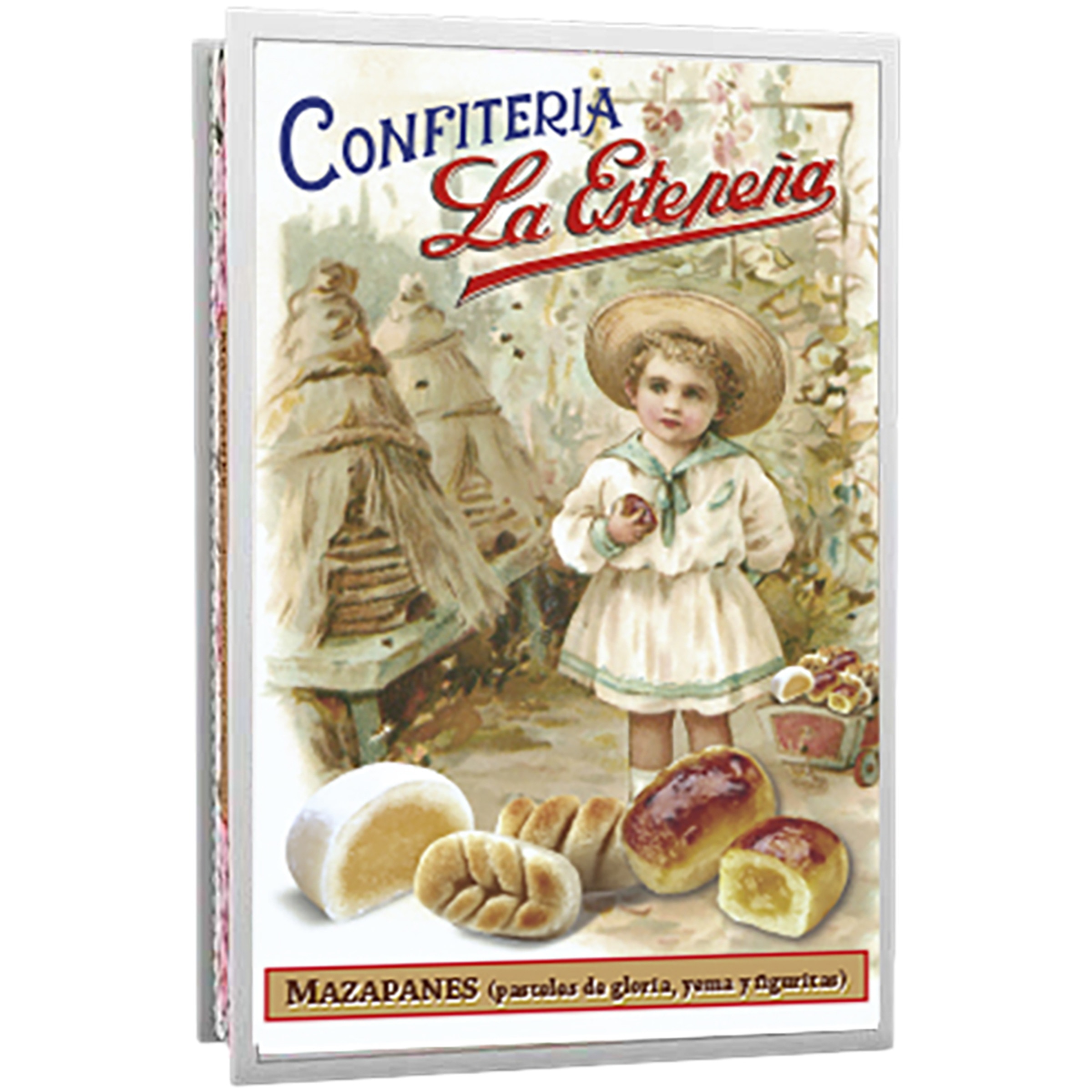 surtido de mazapán (pasteles de gloria, yema y figuritas) estuche 330 g