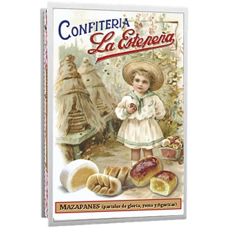 surtido de mazapán (pasteles de gloria, yema y figuritas) estuche 330 g - La Estepeña