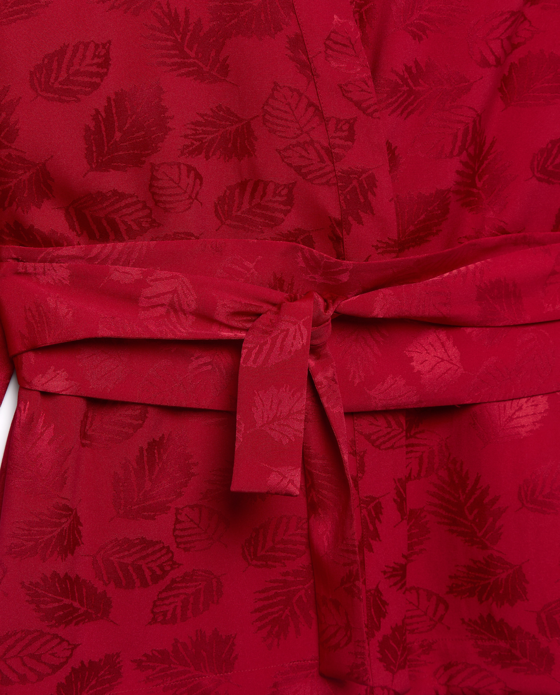 Kimono de Jacquard de Formatura Vermelho-5