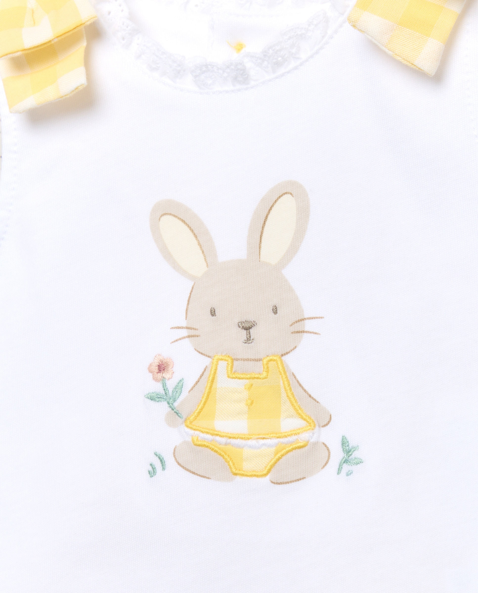 Conjunto de Duas Peças de Bebé Amarelo-3