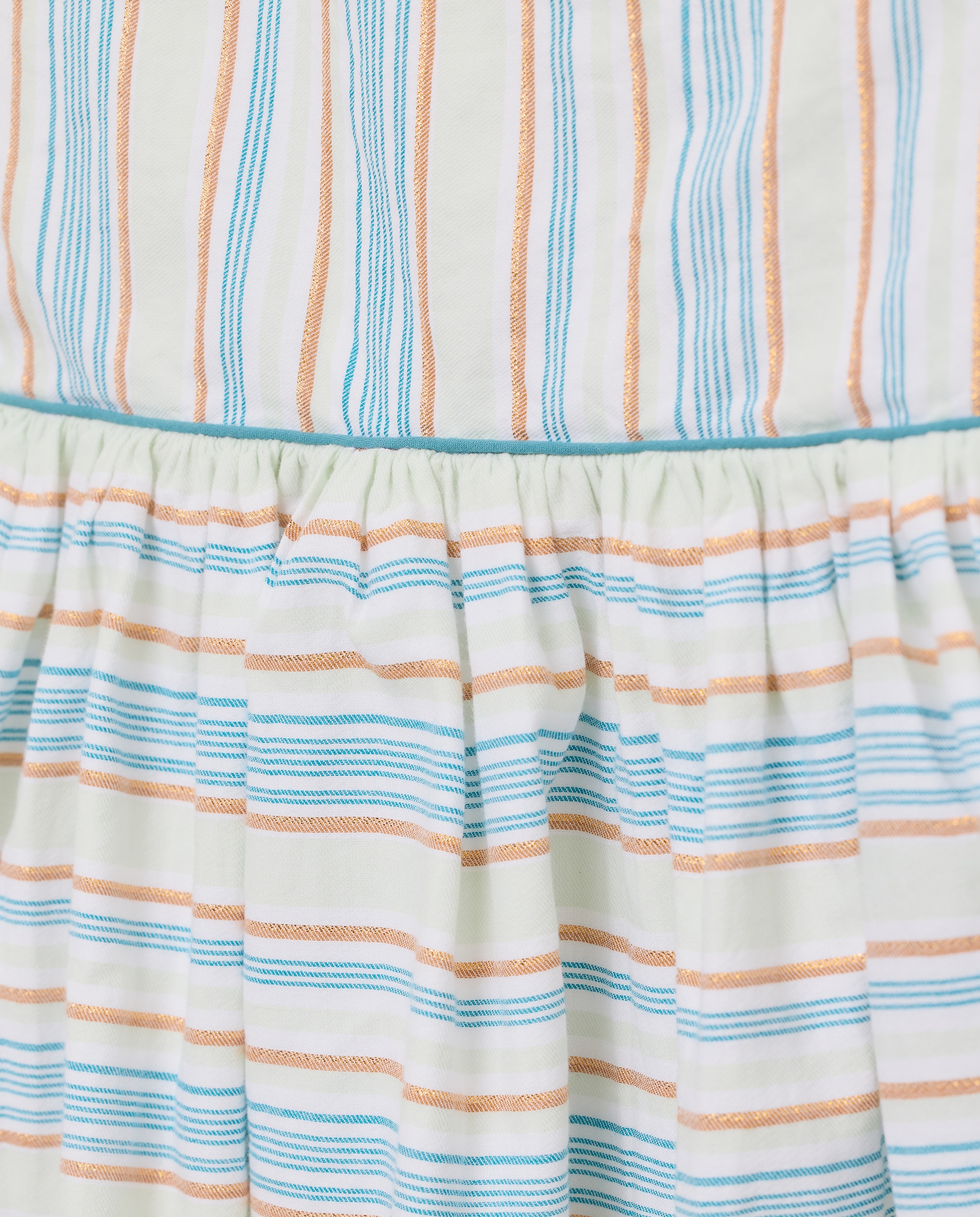 Vestido sem Mangas com Costas Abertas Azul-5