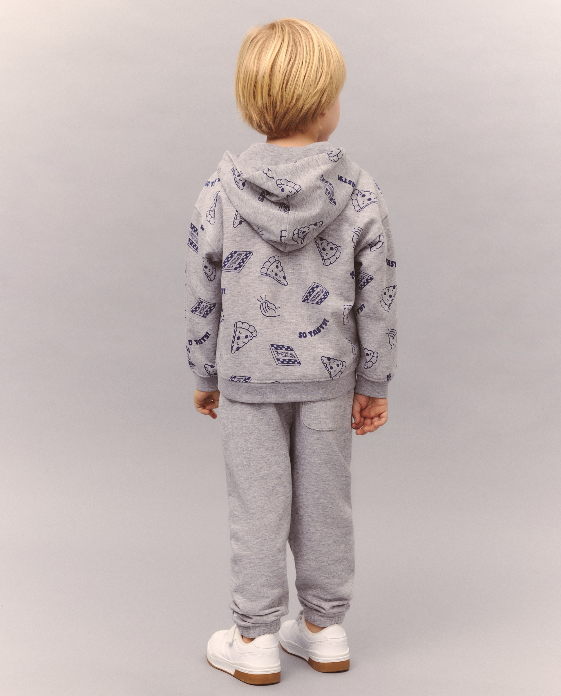 Sweatshirt Aberta com Capuz Preto-3