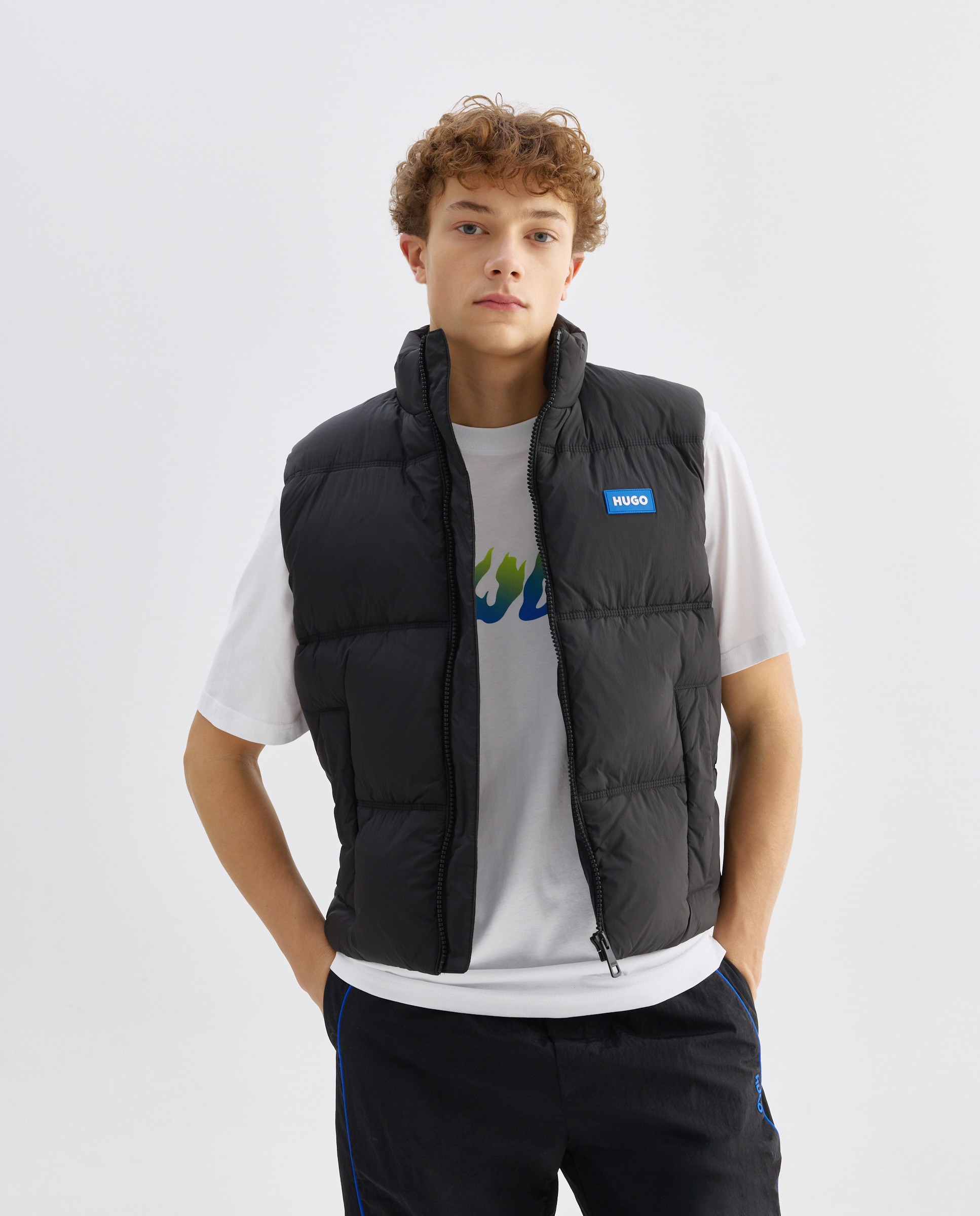 Colete Acolchoado Preto-1