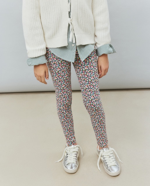 Imagem 0 de Leggings Básicas com Estampado Floral