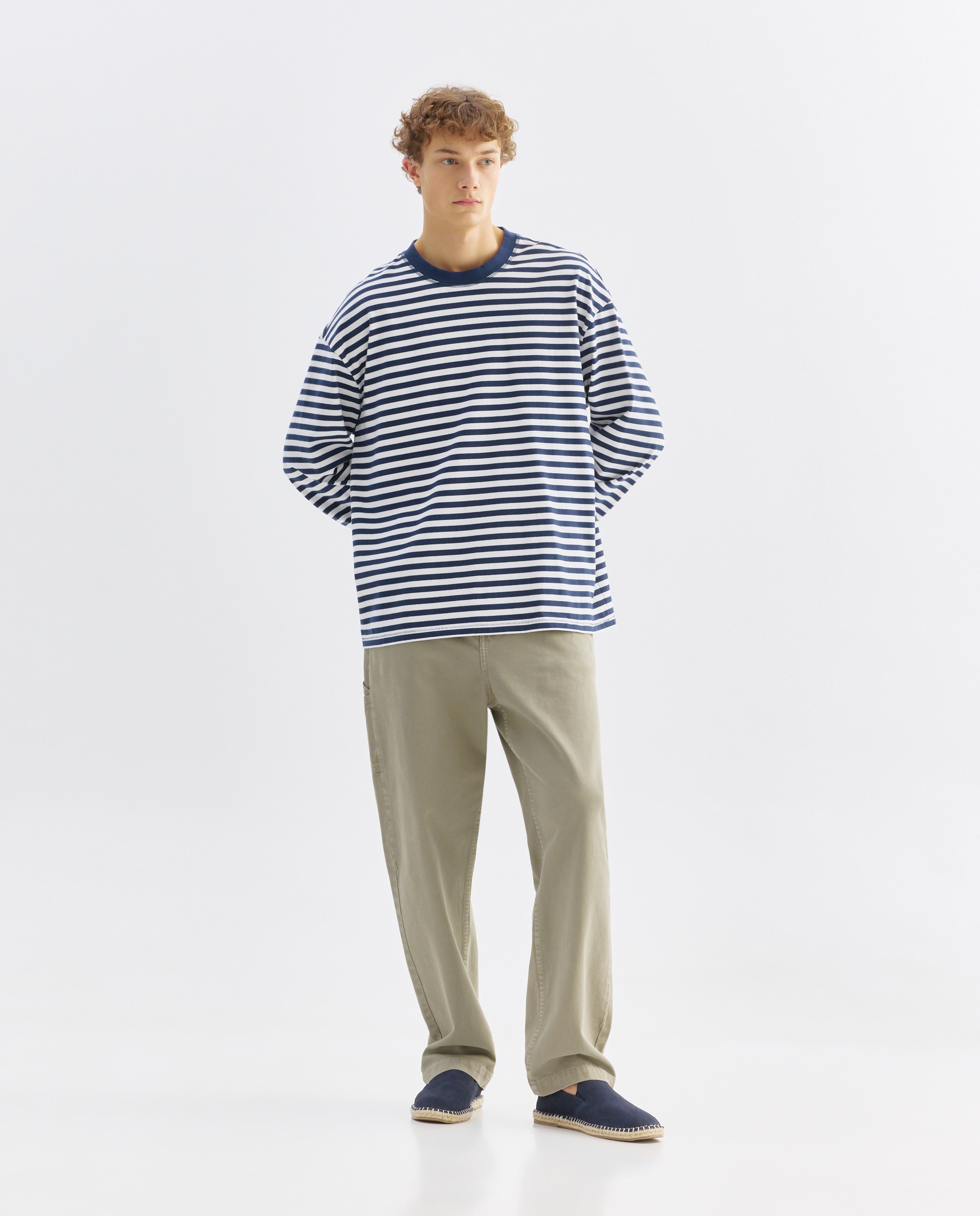 Alpercatas em Pele Azul-7