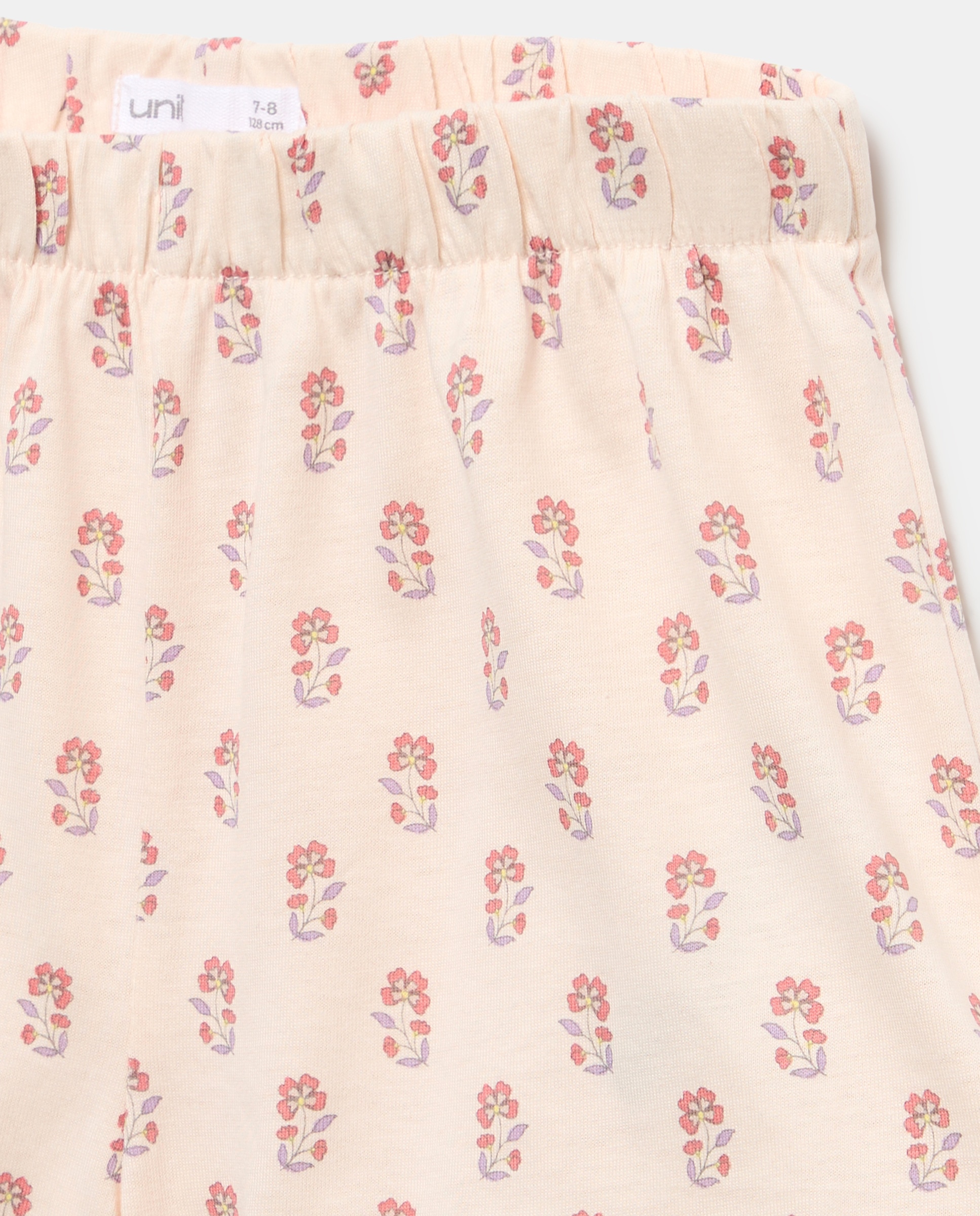 Pijama de niña estampado corto 200 Rosa-3