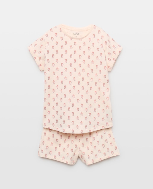 Imagen 0 de Pijama de niña estampado corto