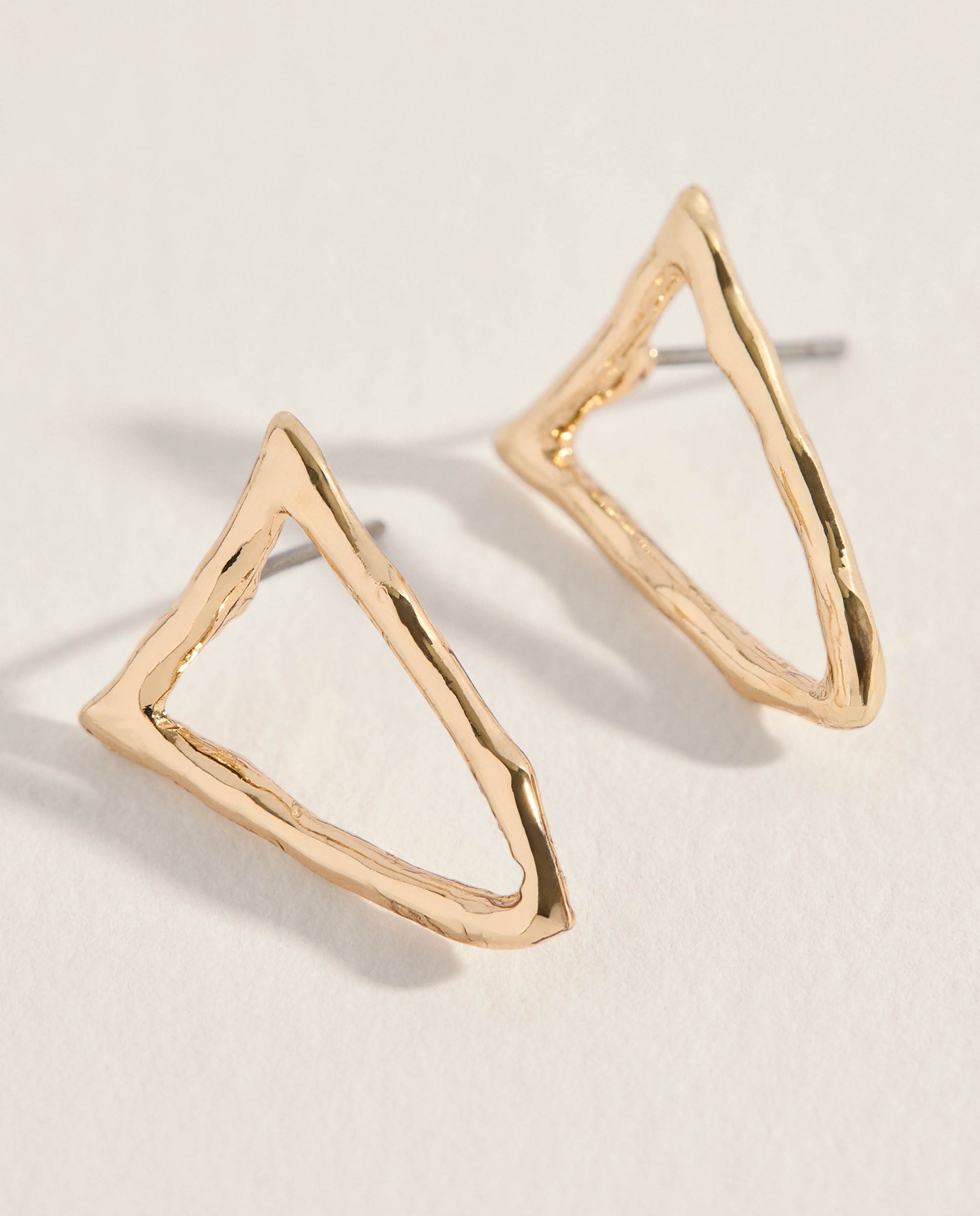 Brincos Triangulares 390 Ouro-2