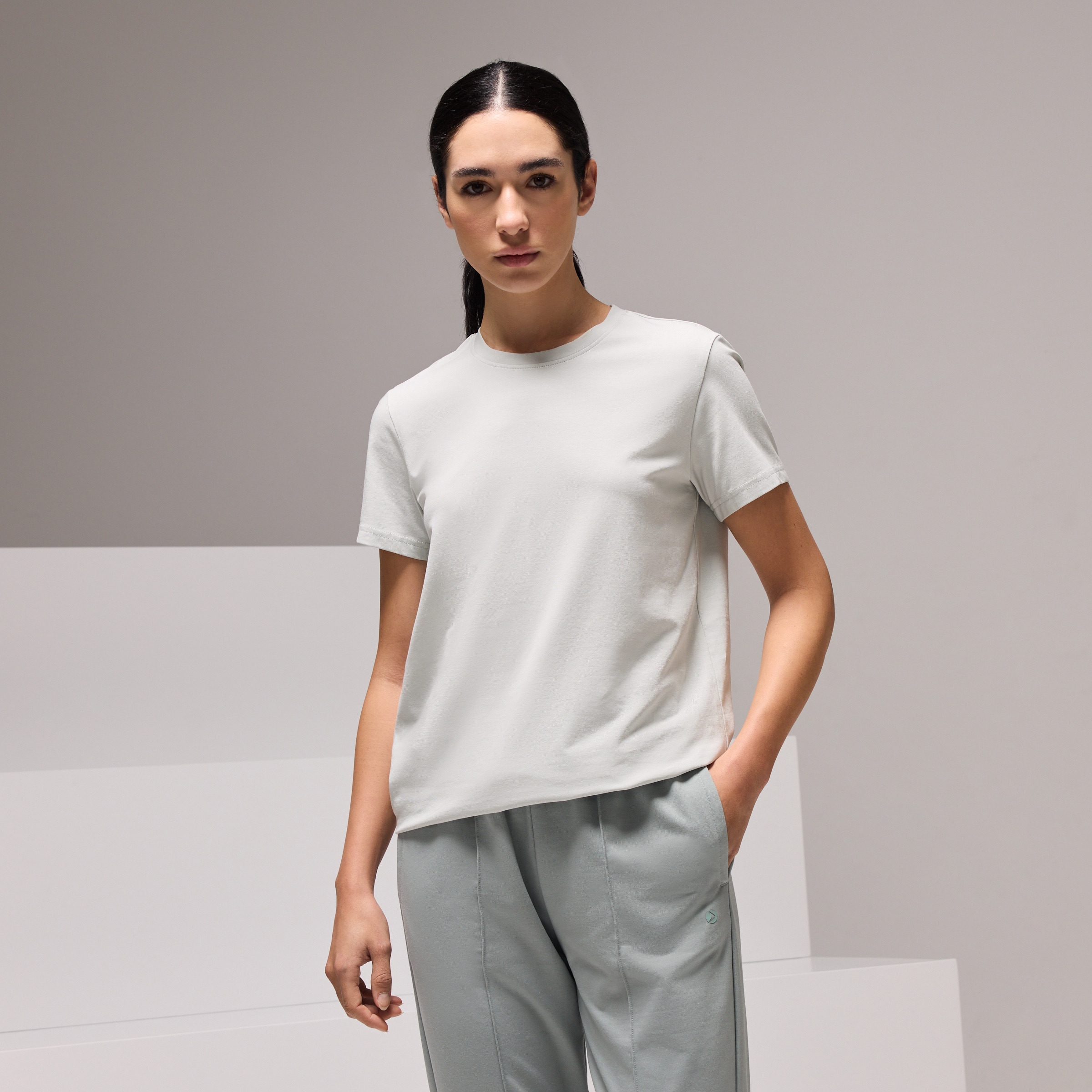 Imagem 0 de T-shirt de Manga Curta Sportcasual de Mulher