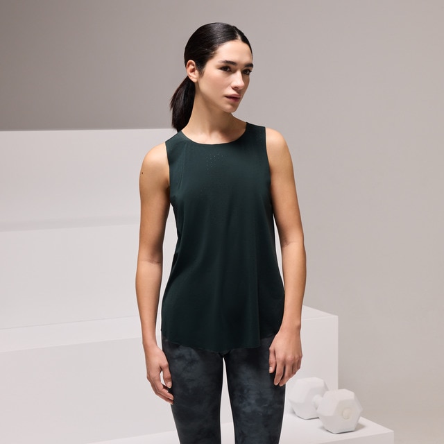 Imagem 0 de T-shirt sem Mangas Microperfurada de Training de Mulher