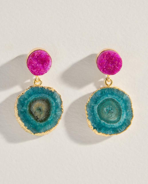 Imagem 0 de Brincos de Quartzo Natural