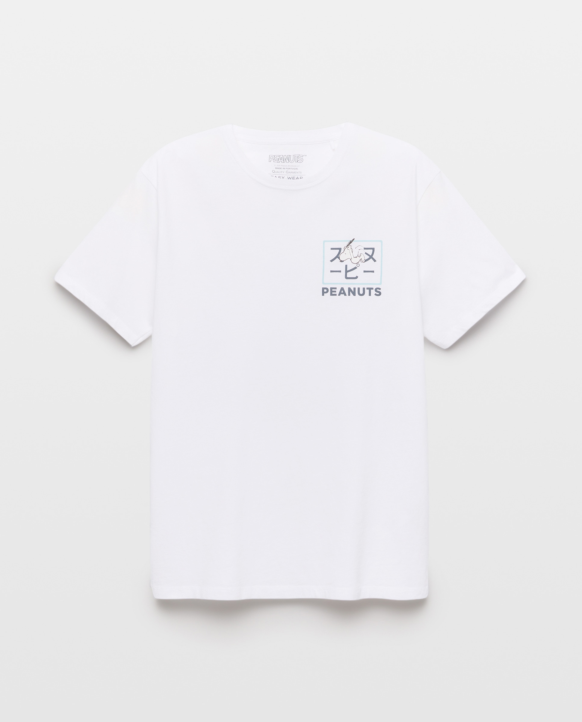 T-shirt Snoopy de Manga Curta Branco-5