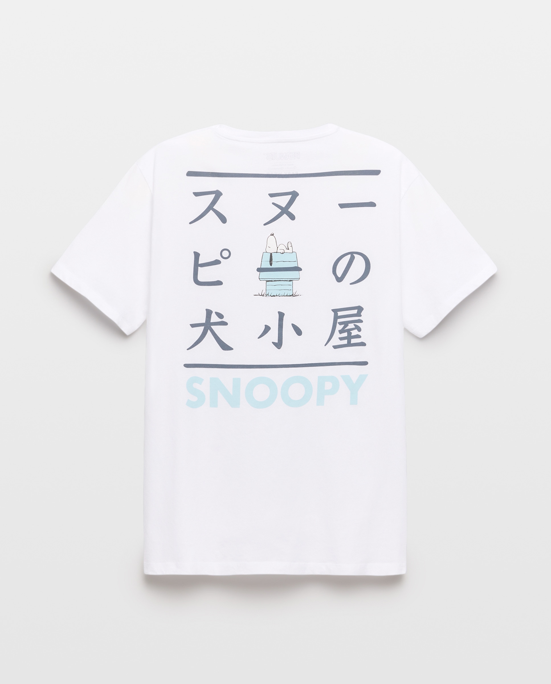 T-shirt Snoopy de Manga Curta Branco-6