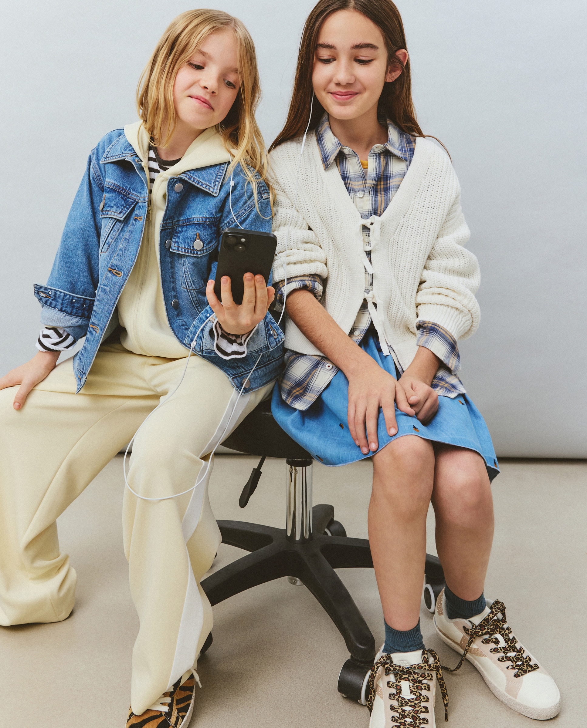 Blusão de Ganga Básico Kids El Corte Inglés Azul pálido-4