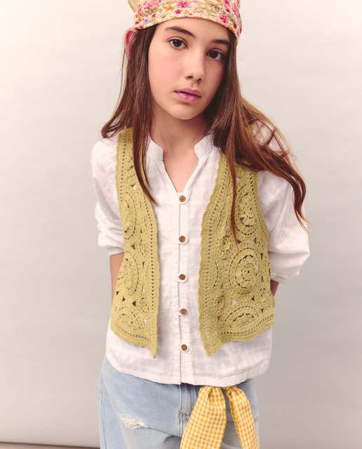 Imagem 0 de Colete Aberto de Crochet