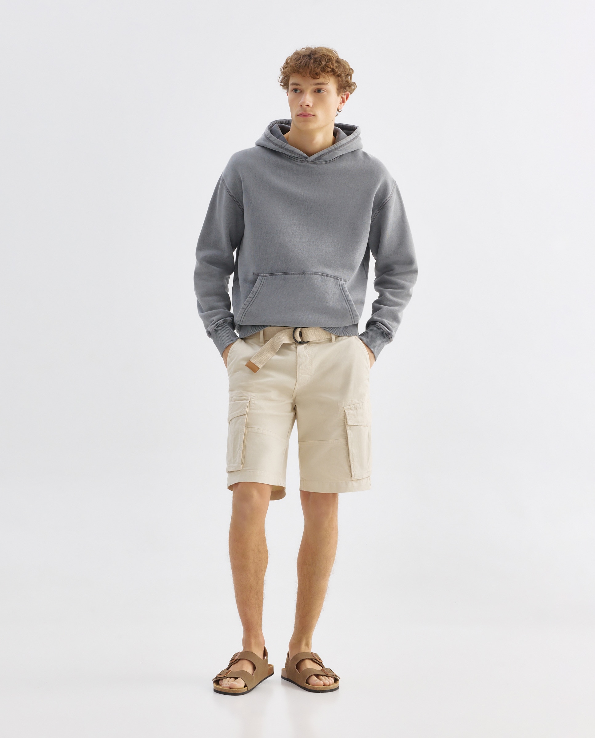 Sandálias Fechadas Castanho-7