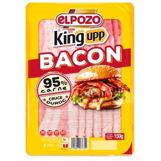 Bacon em Fatias sem Lactose e sem Glúten embalagem 150 g - Elpozo King