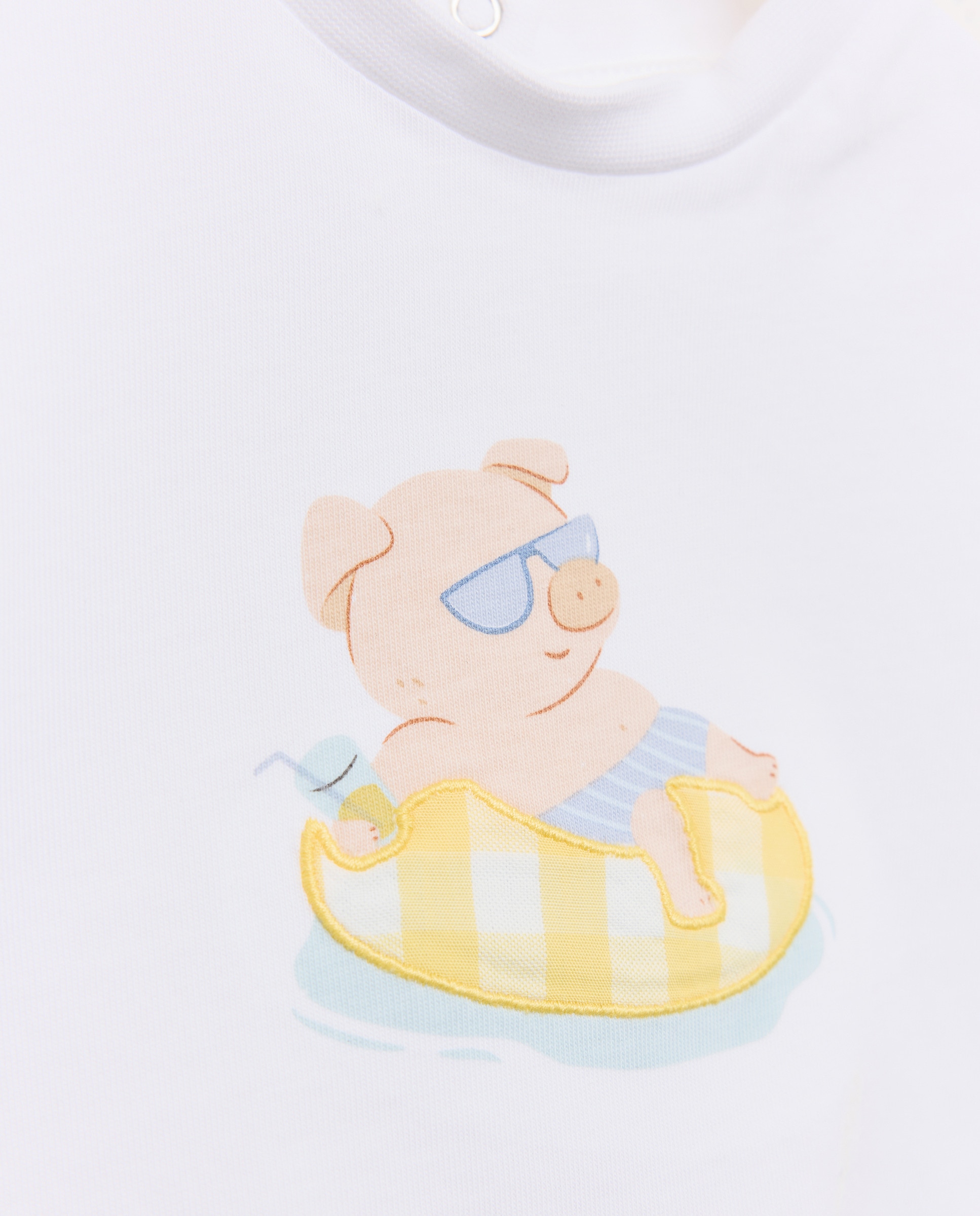 Conjunto de Duas Peças de Bebé Amarelo-3