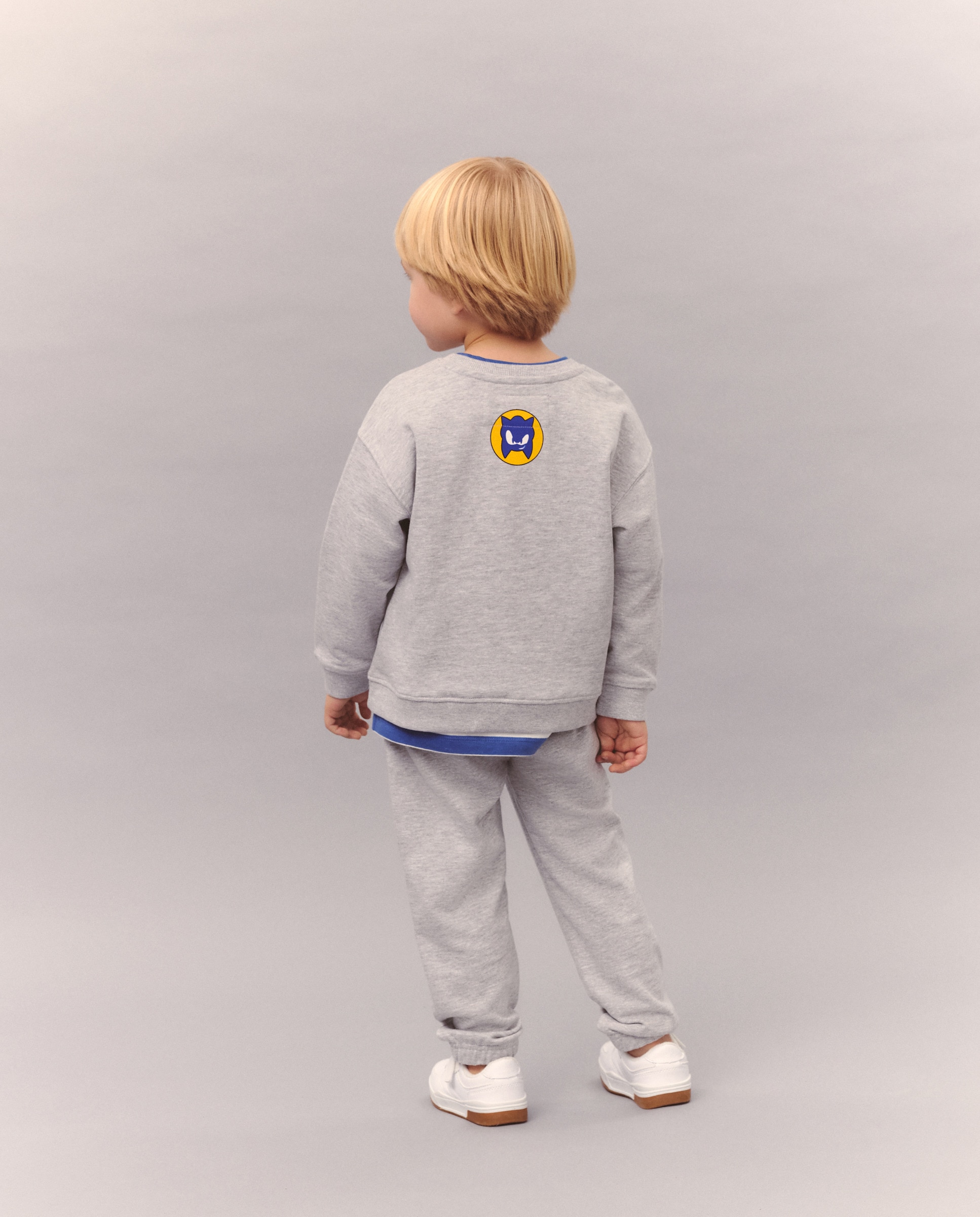 Conjunto Comprido de 2 Peças com Estampado Sonic Kids El Corte Inglés Cinzento-3