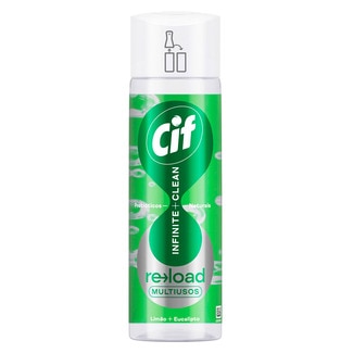 Spray Recarga Infinite Clean Limão e Eucalipto recarga 280 ml - Cif