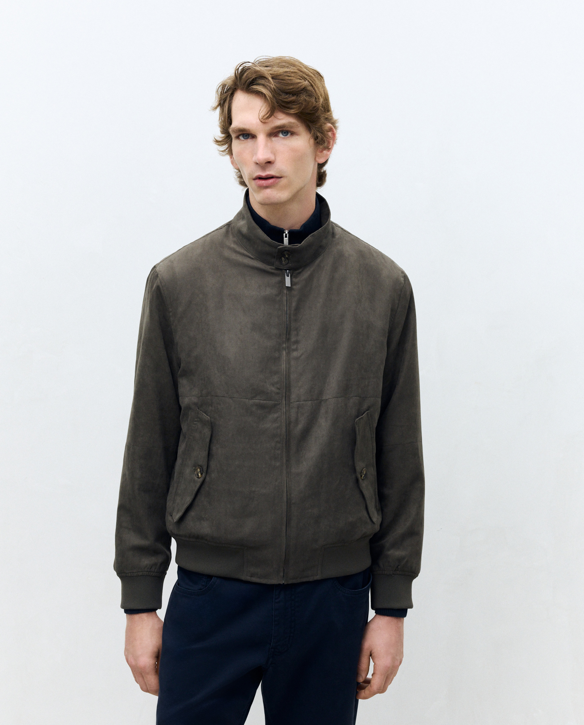 Blusão de Camurcina Verde-2