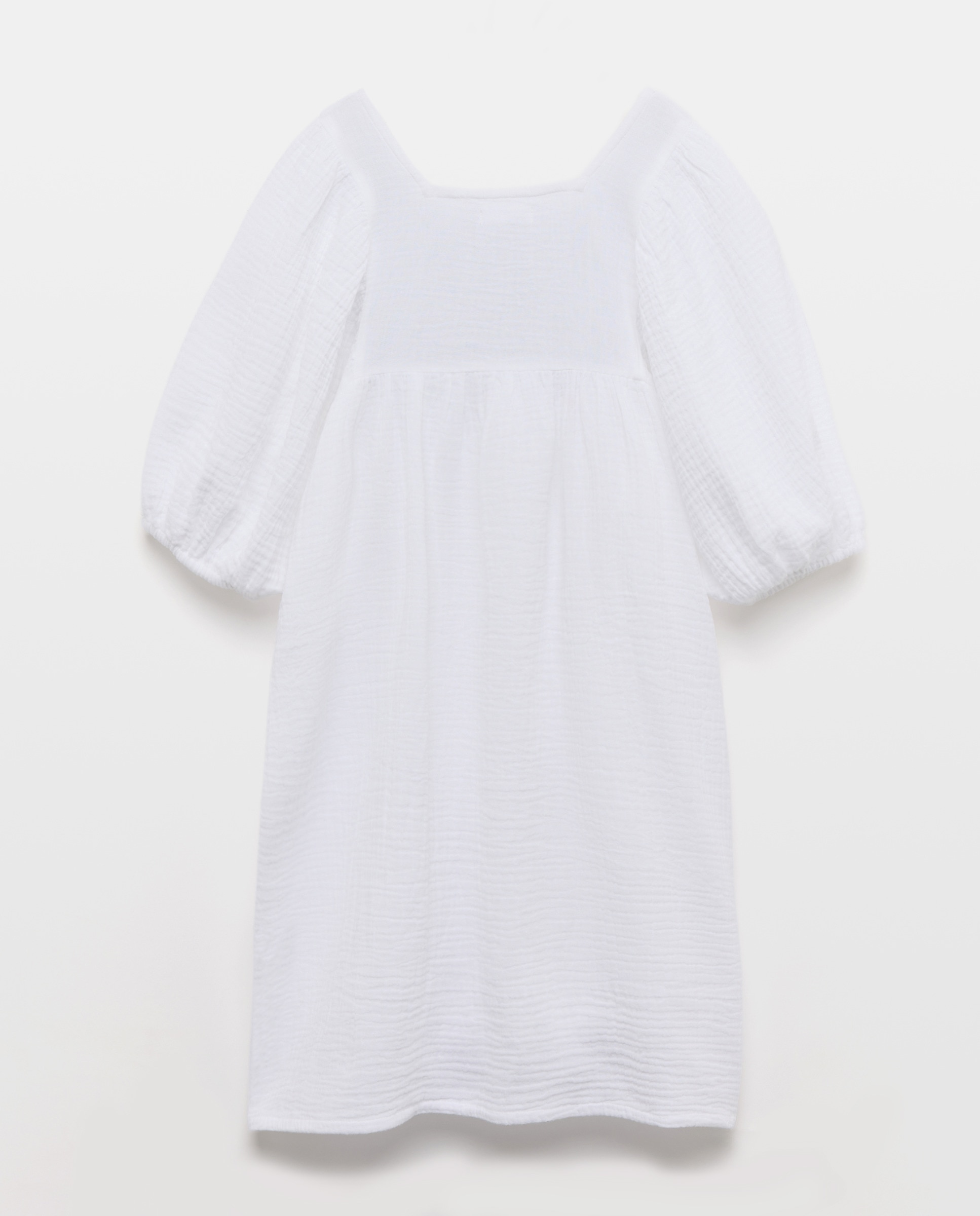 Kaftan de niña bordado Verde-2