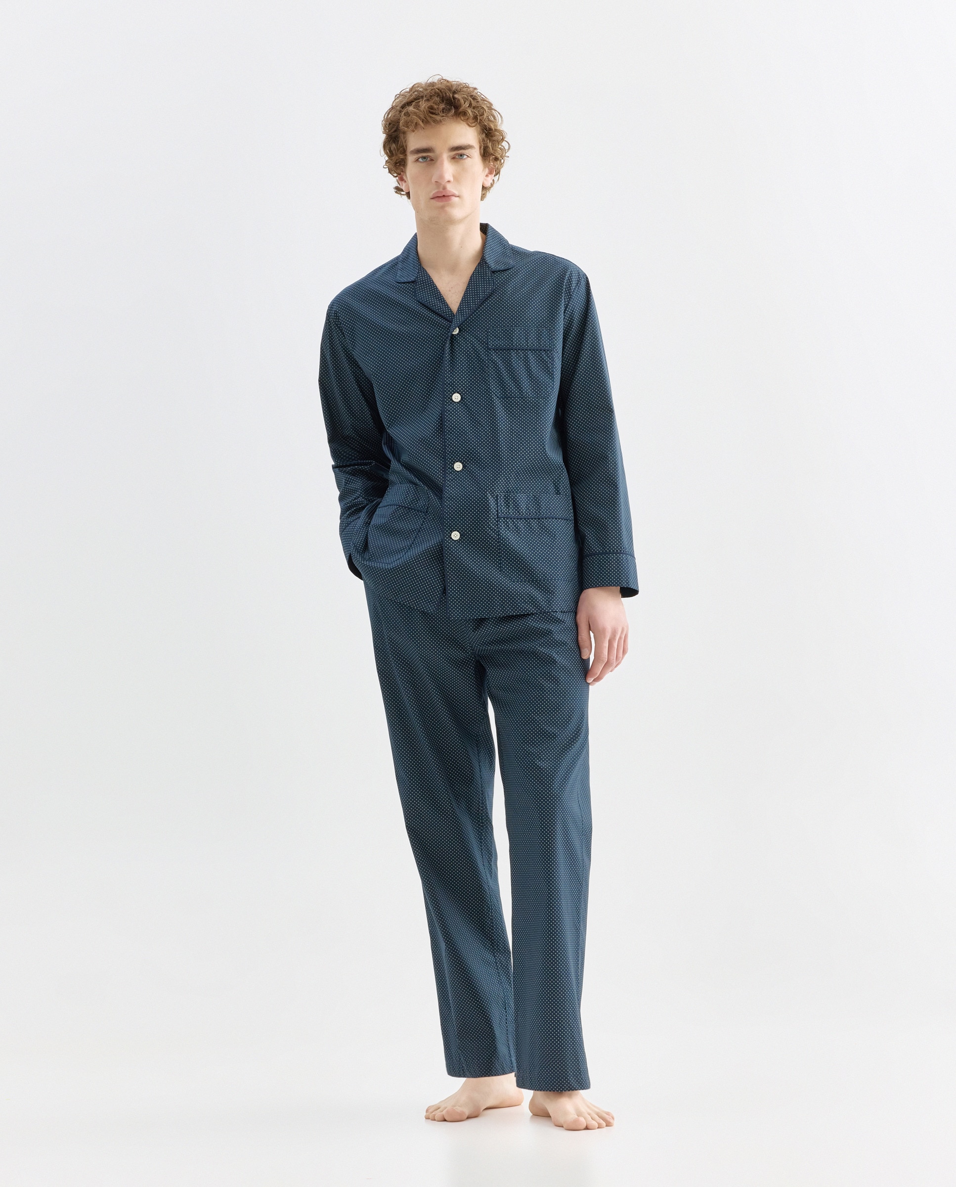 Imagem 0 de Pijama de Popelina com Tecido às Estrelas