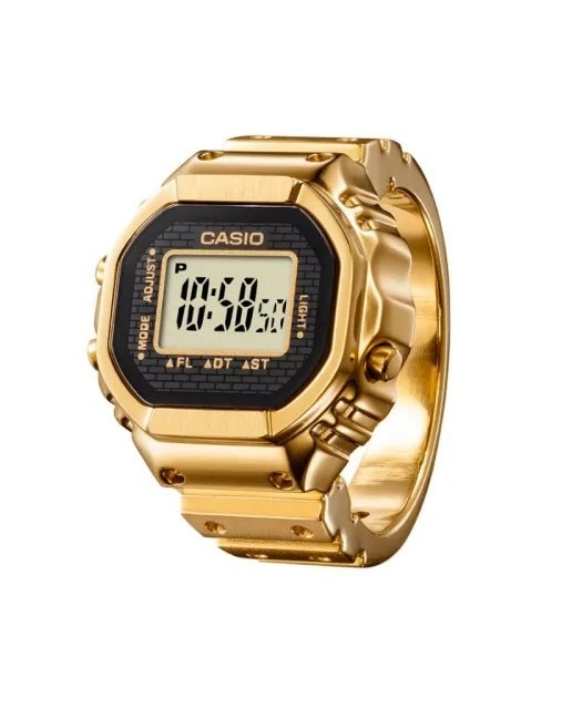 Imagem 0 de Relógio Ring CRW-001G-9ER Digital para Dedo de Aço - Dourado