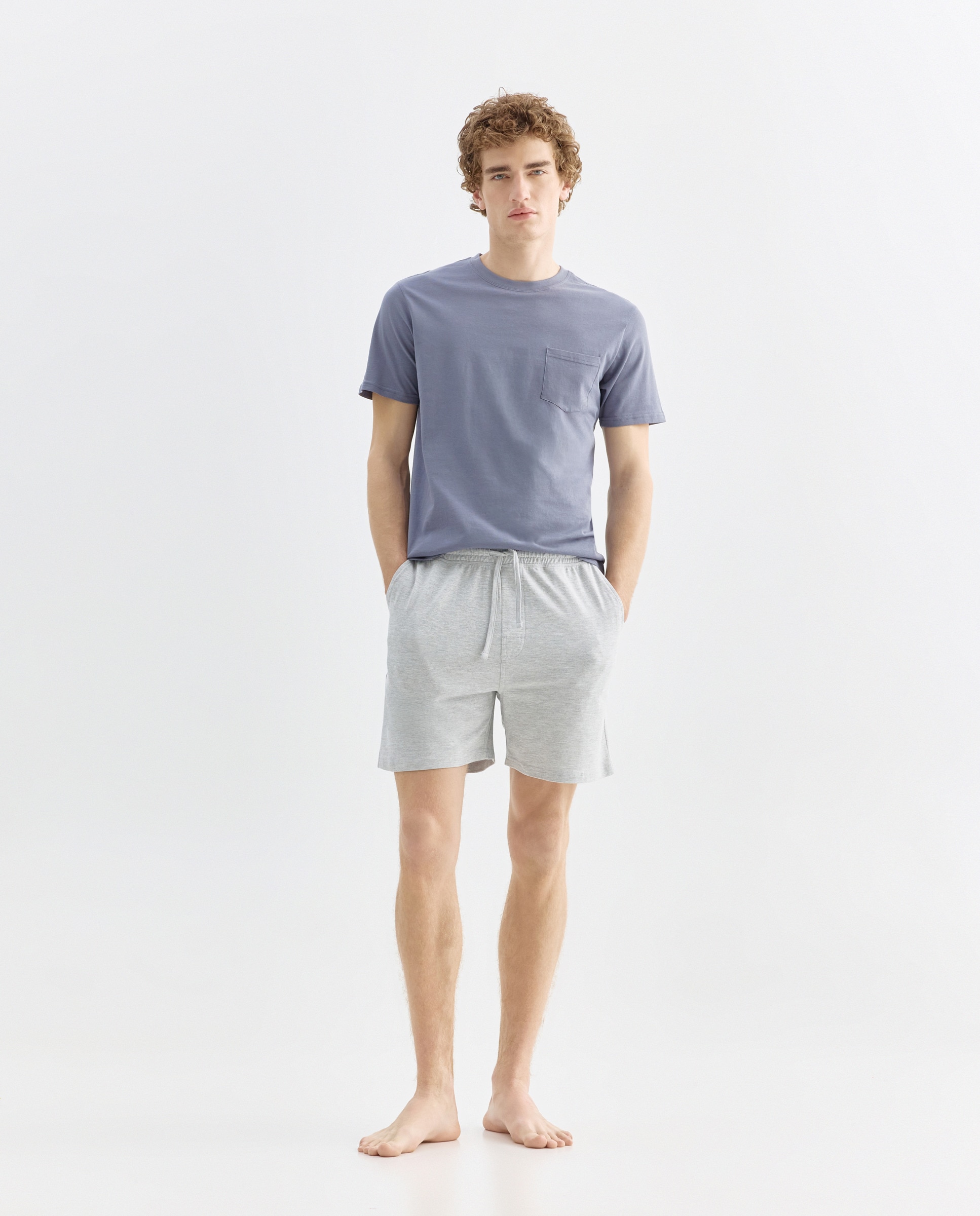 Imagen 0 de Pijama punto hombre pantalon corto piqué