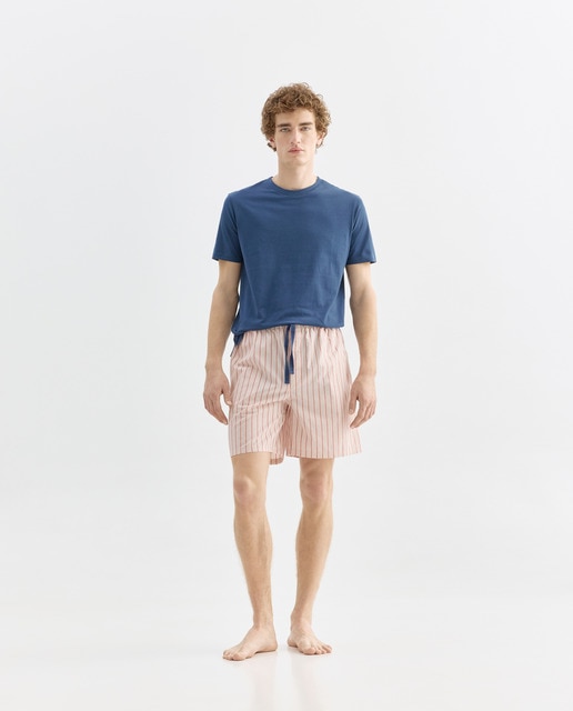 Imagen 0 de Pijama hombre combinado corto algodón