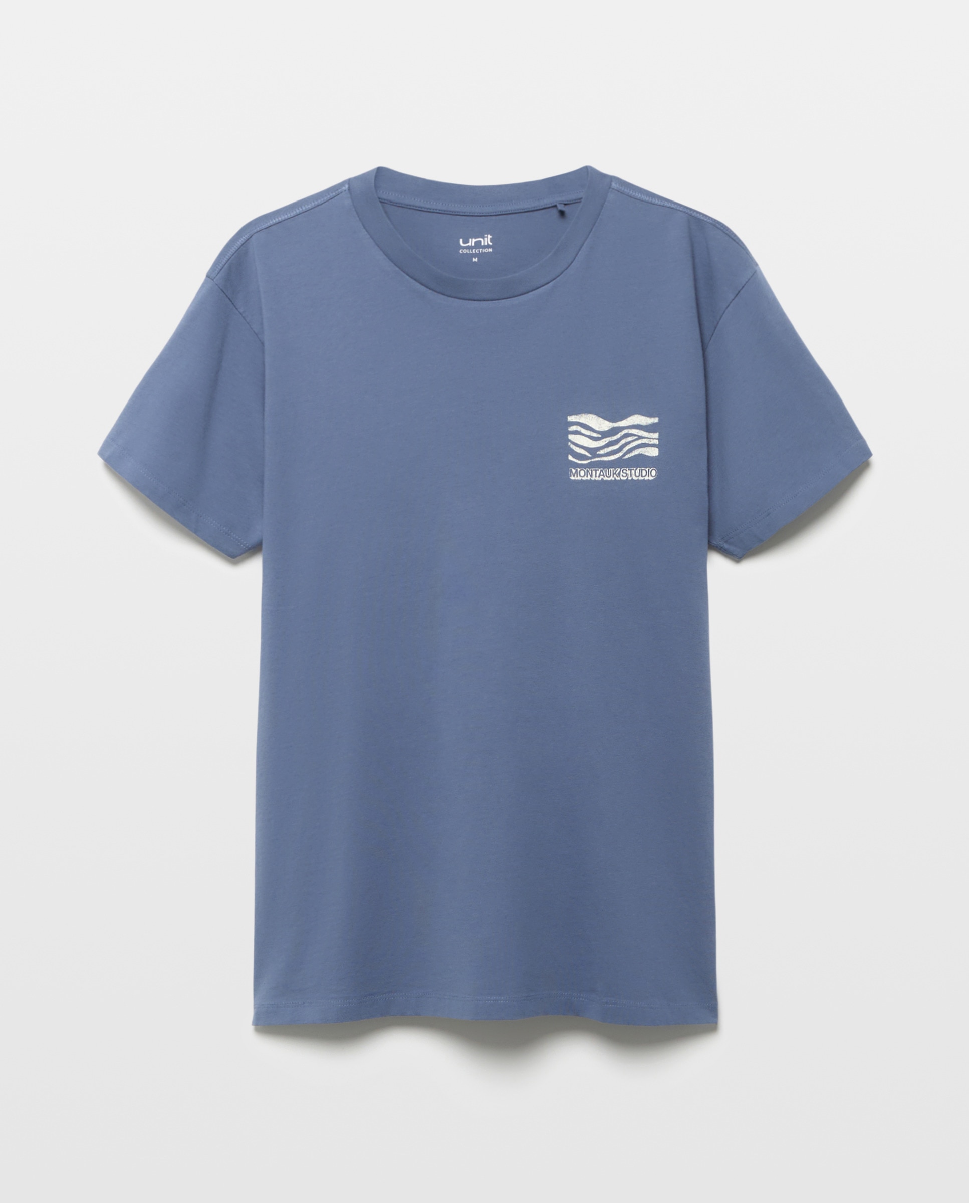 Camiseta de hombre manga corta sunday standard Azul marino-4