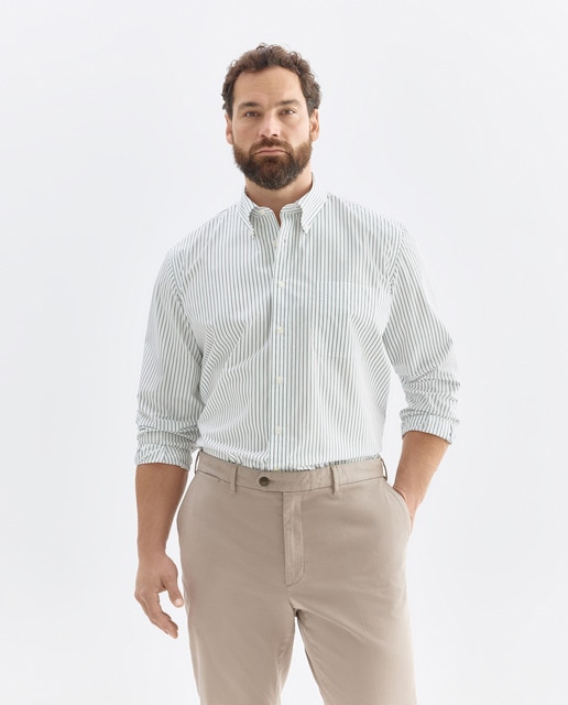 Imagem 0 de Camisa Casual de Manga Comprida Tamanhos Grandes