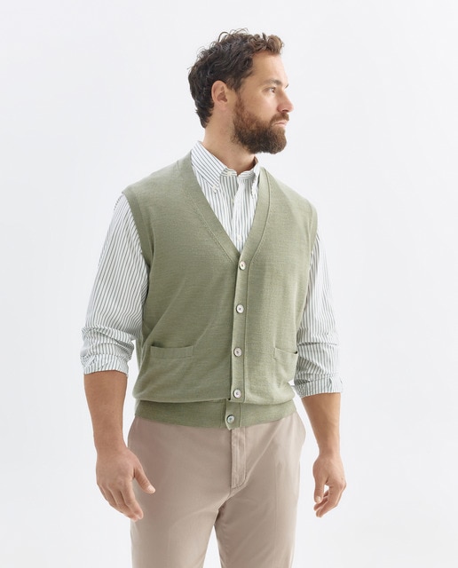 Imagem 0 de Colete Liso com Botões Tamanhos Grandes