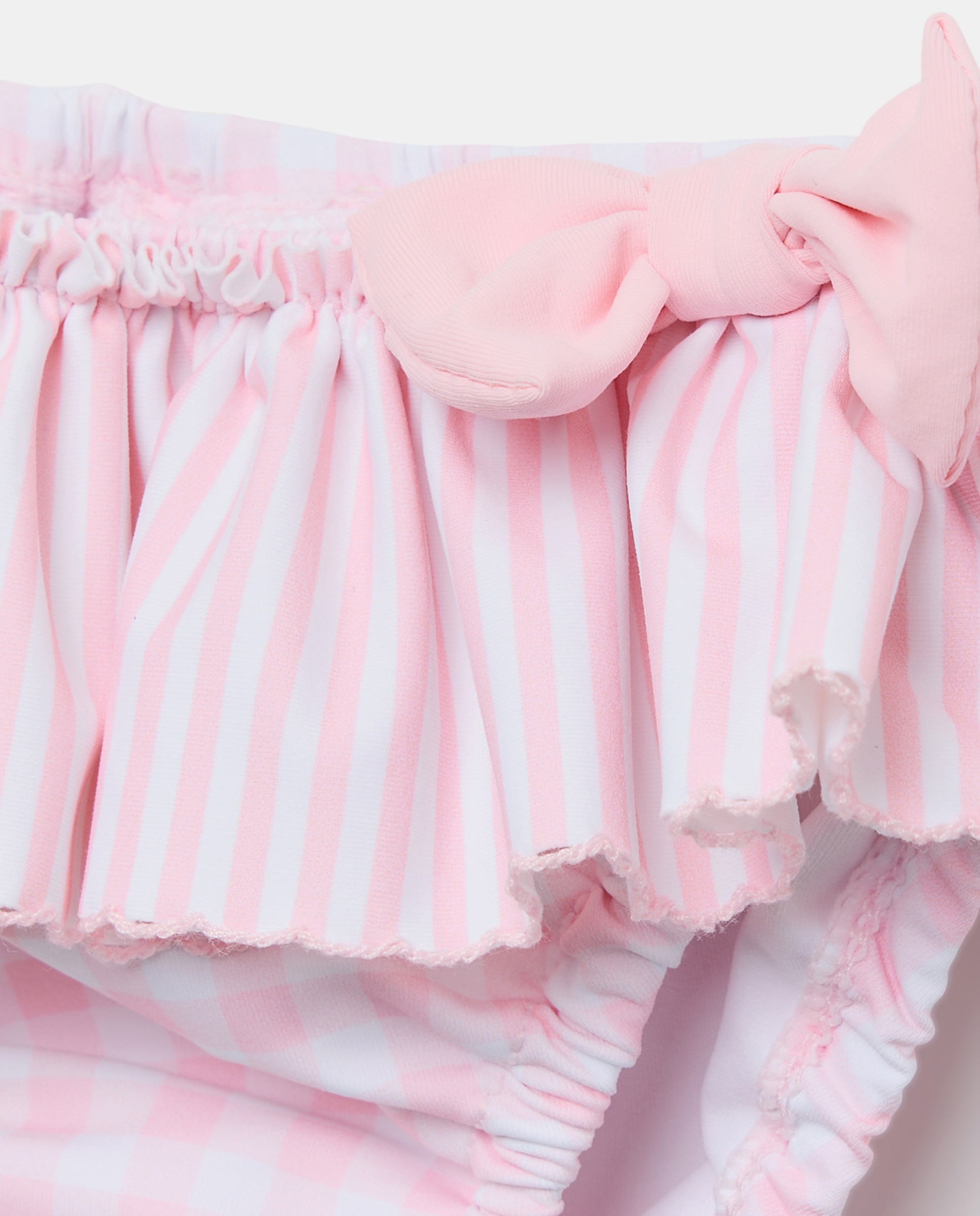 Cueca de Banho Vichy Antifugas de Bebé Baby El Corte Inglés Rosa-3