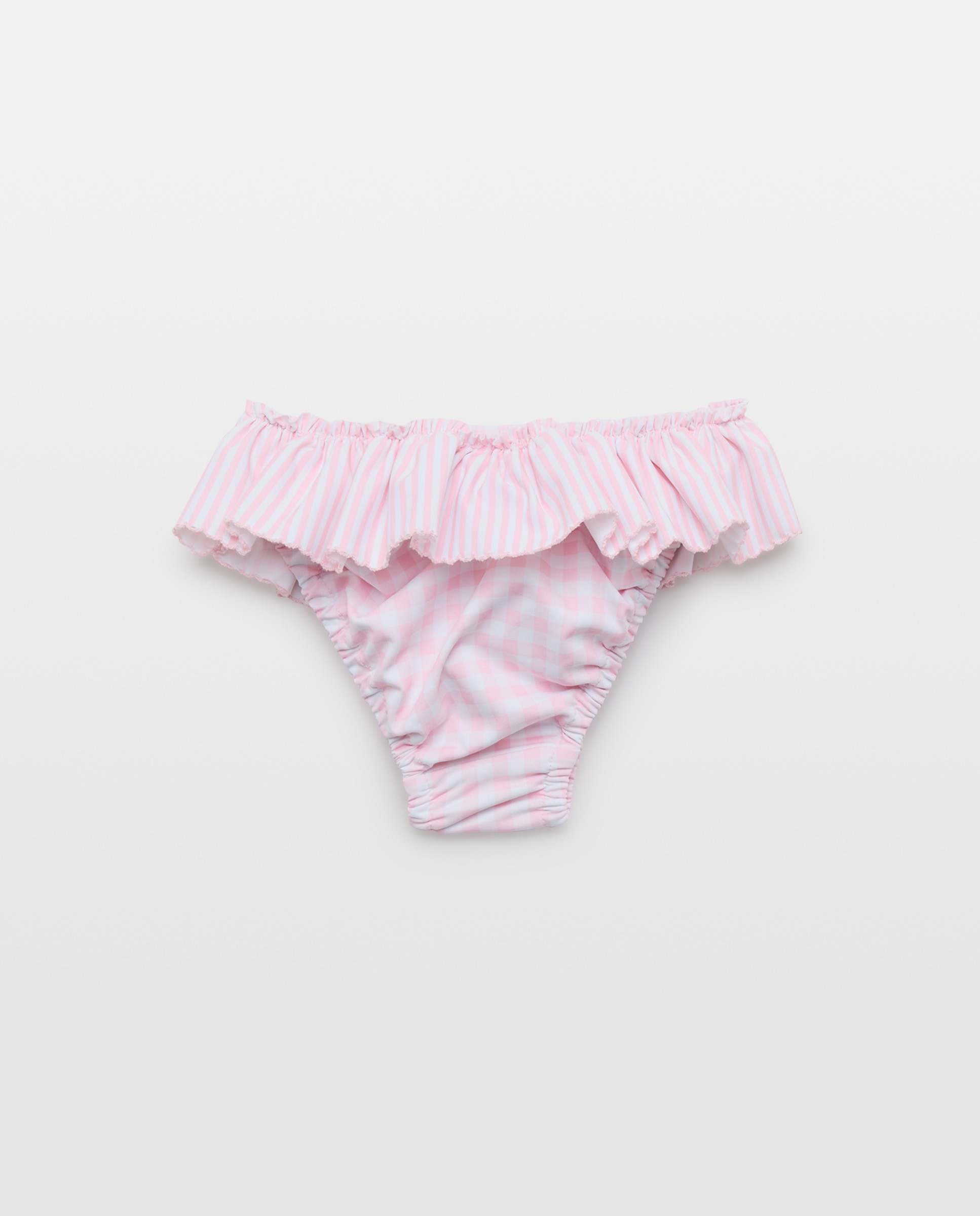 Cueca de Banho Vichy Antifugas de Bebé Baby El Corte Inglés Rosa-2
