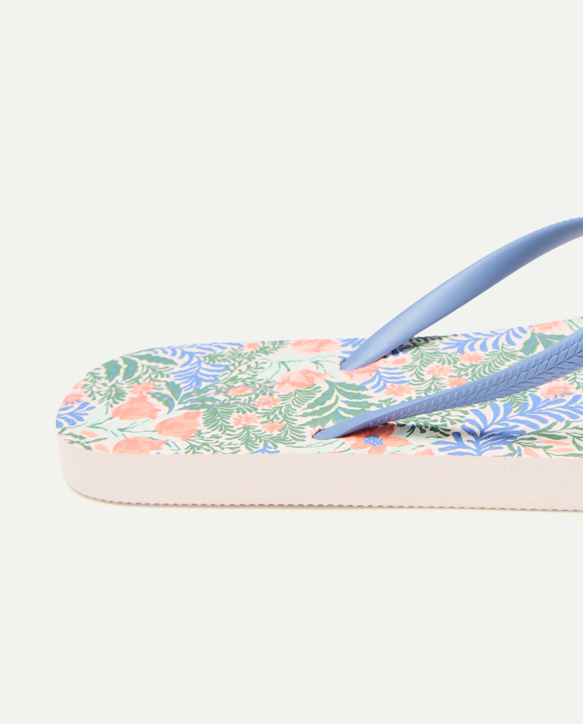 Chancla de mujer estampada Azul-5