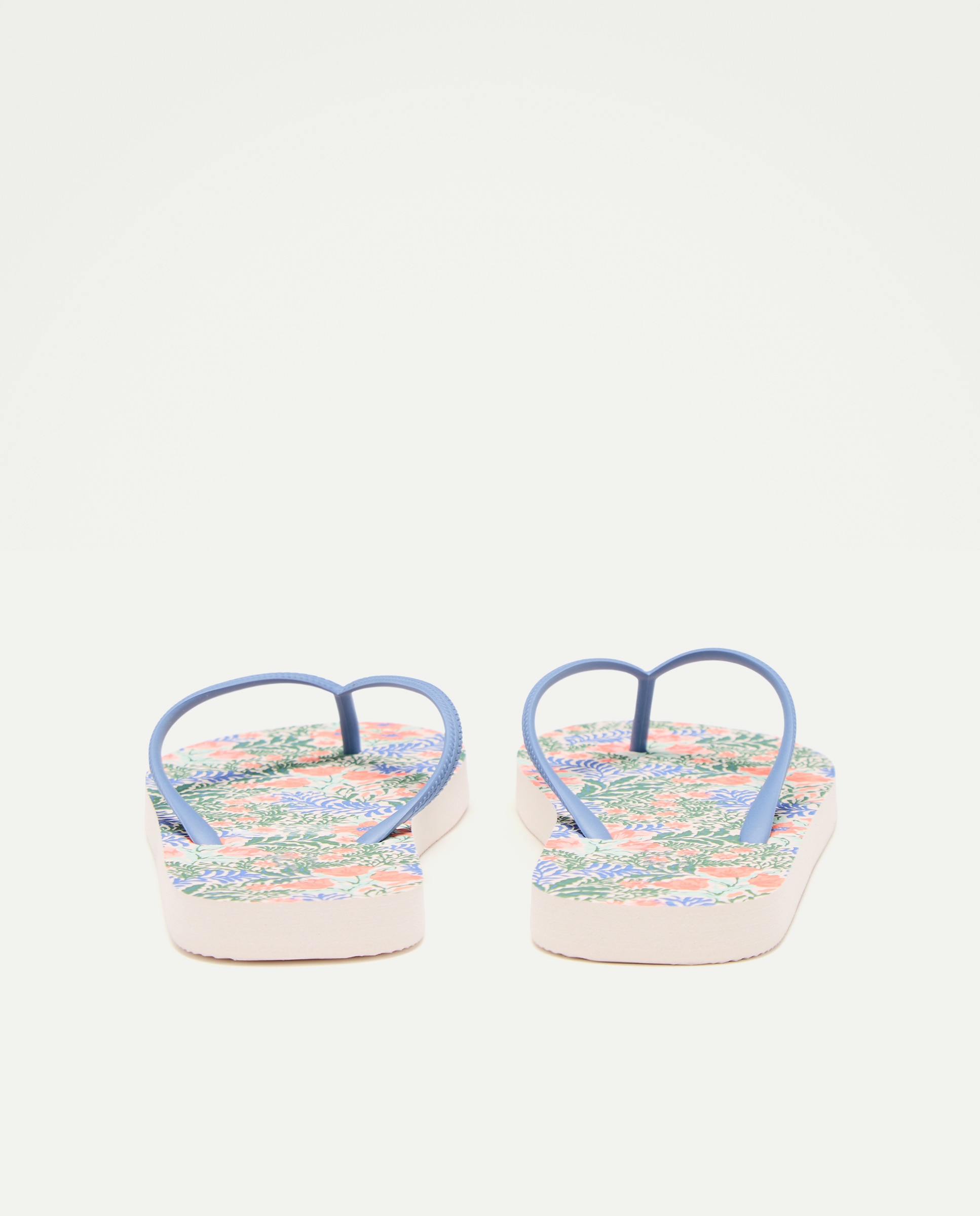 Chancla de mujer estampada Azul-3