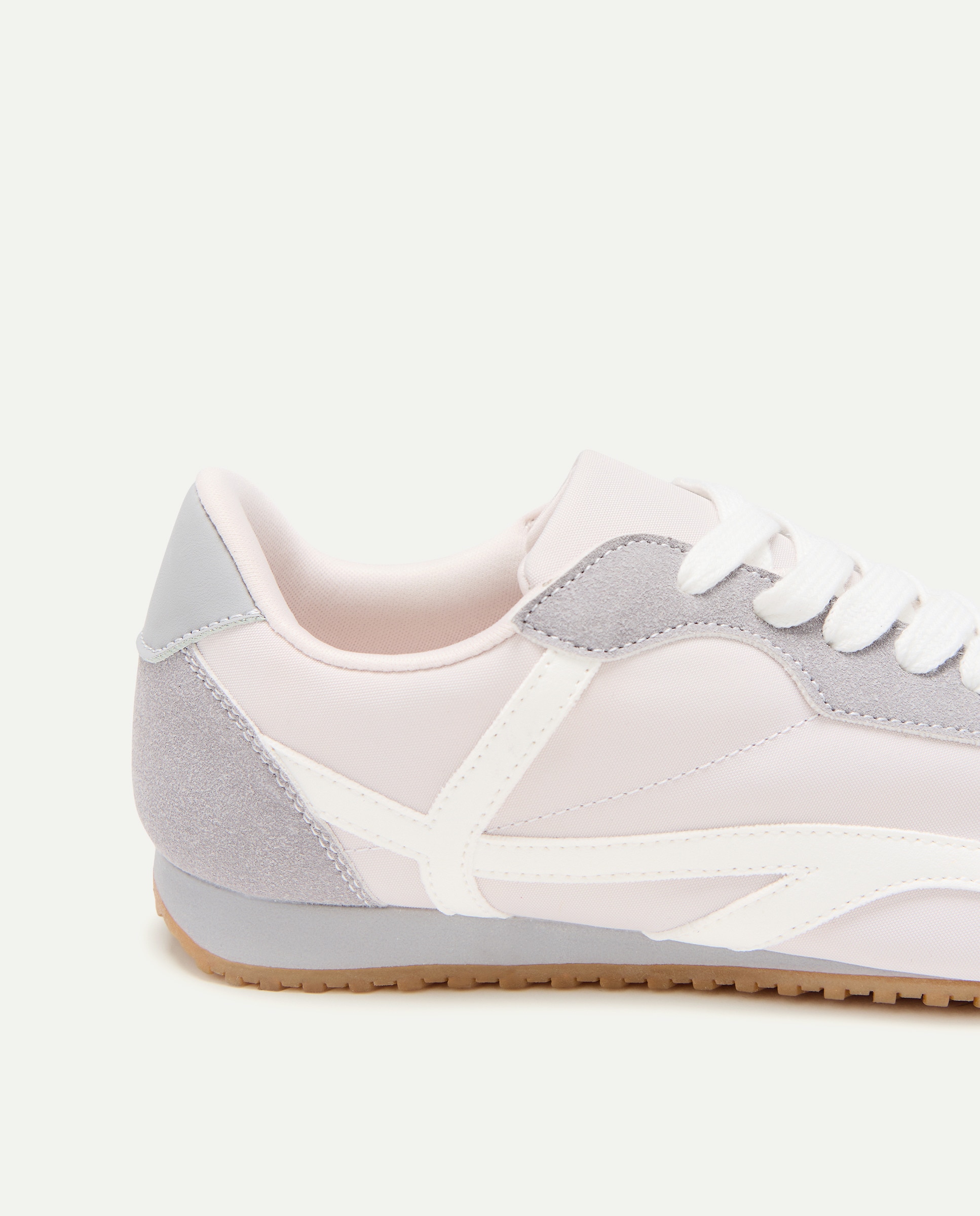Deportivo de mujer nailon Gris claro-5