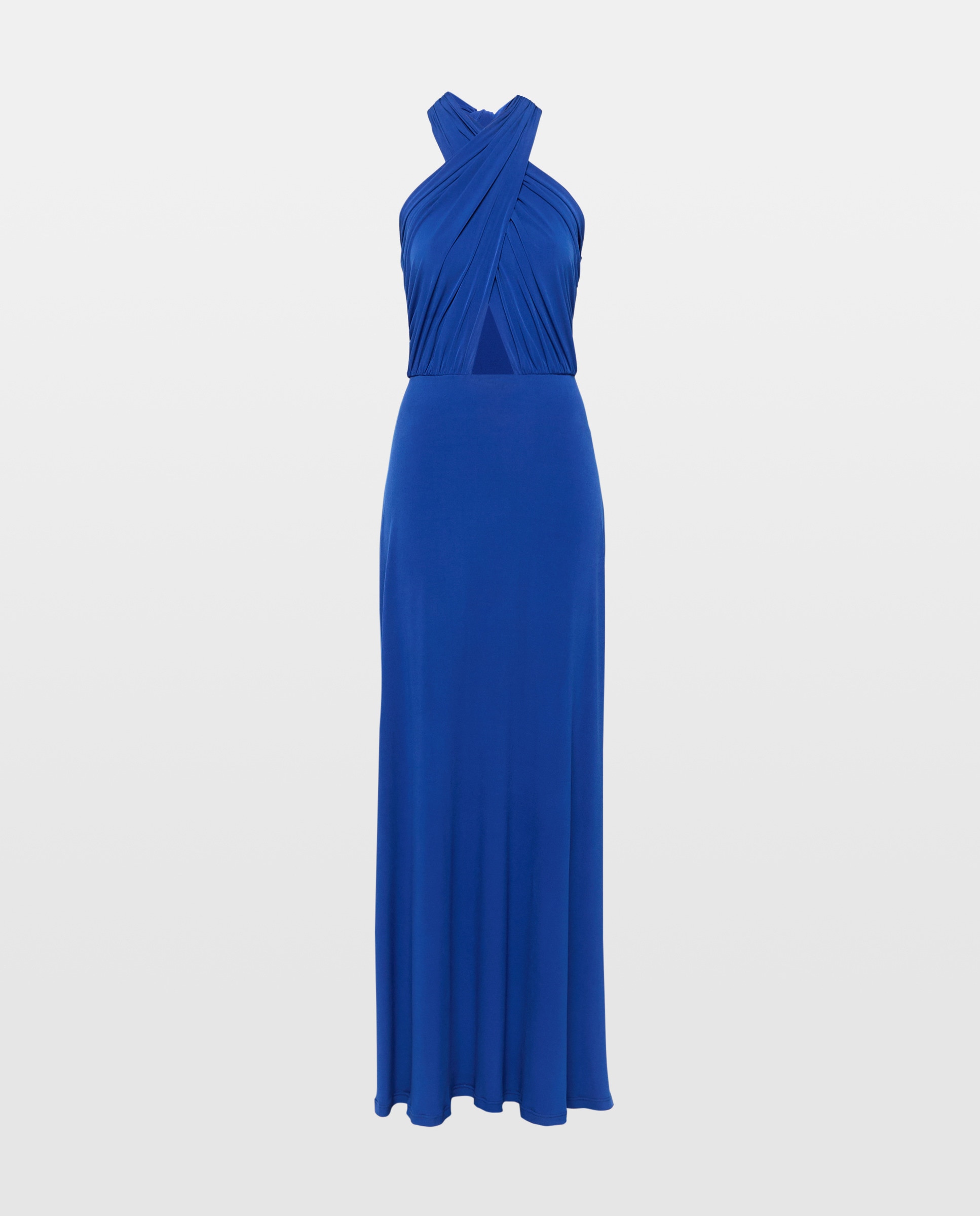 Vestido Cut Out com Laço Azul-4