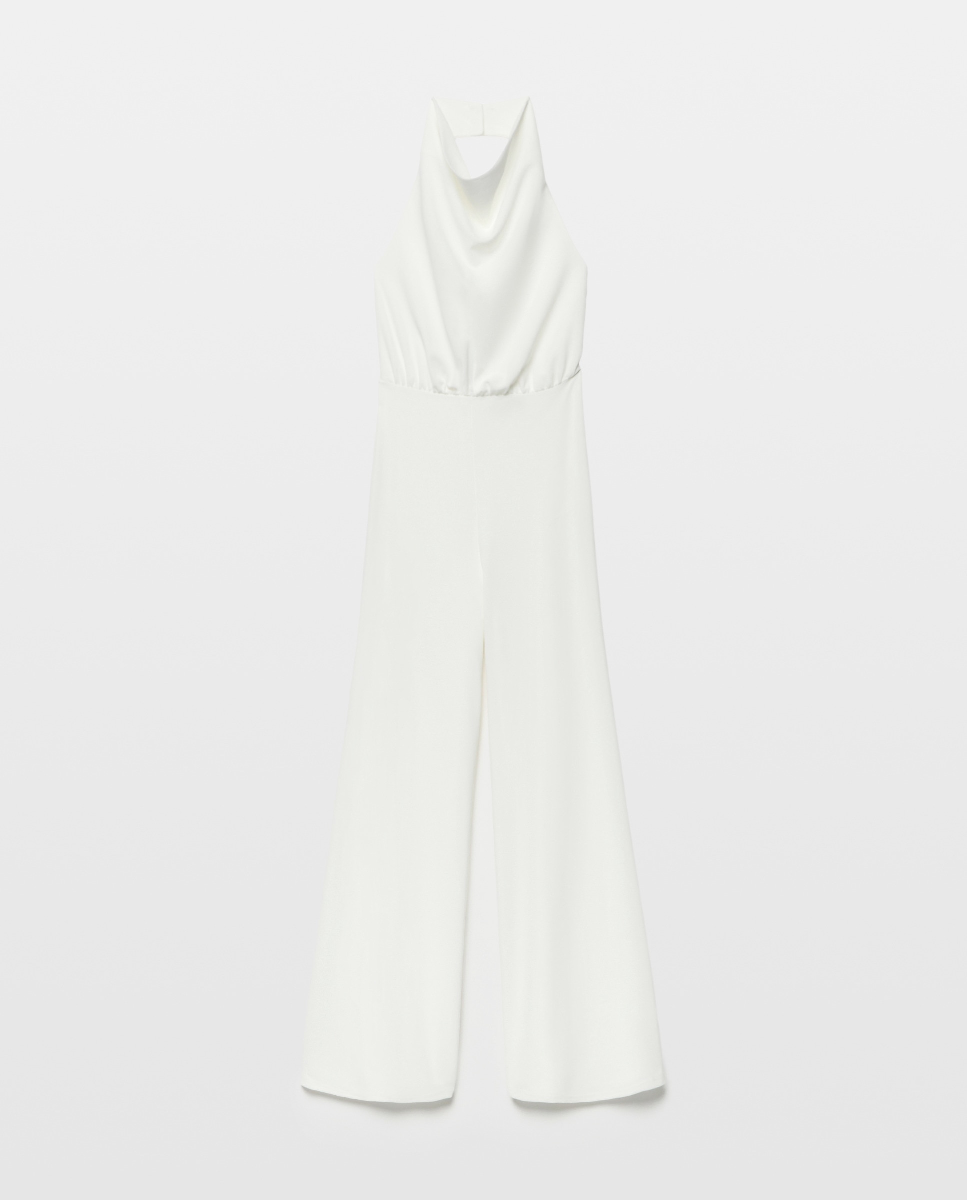 Macacão Halter Backless Branco-marfim-5