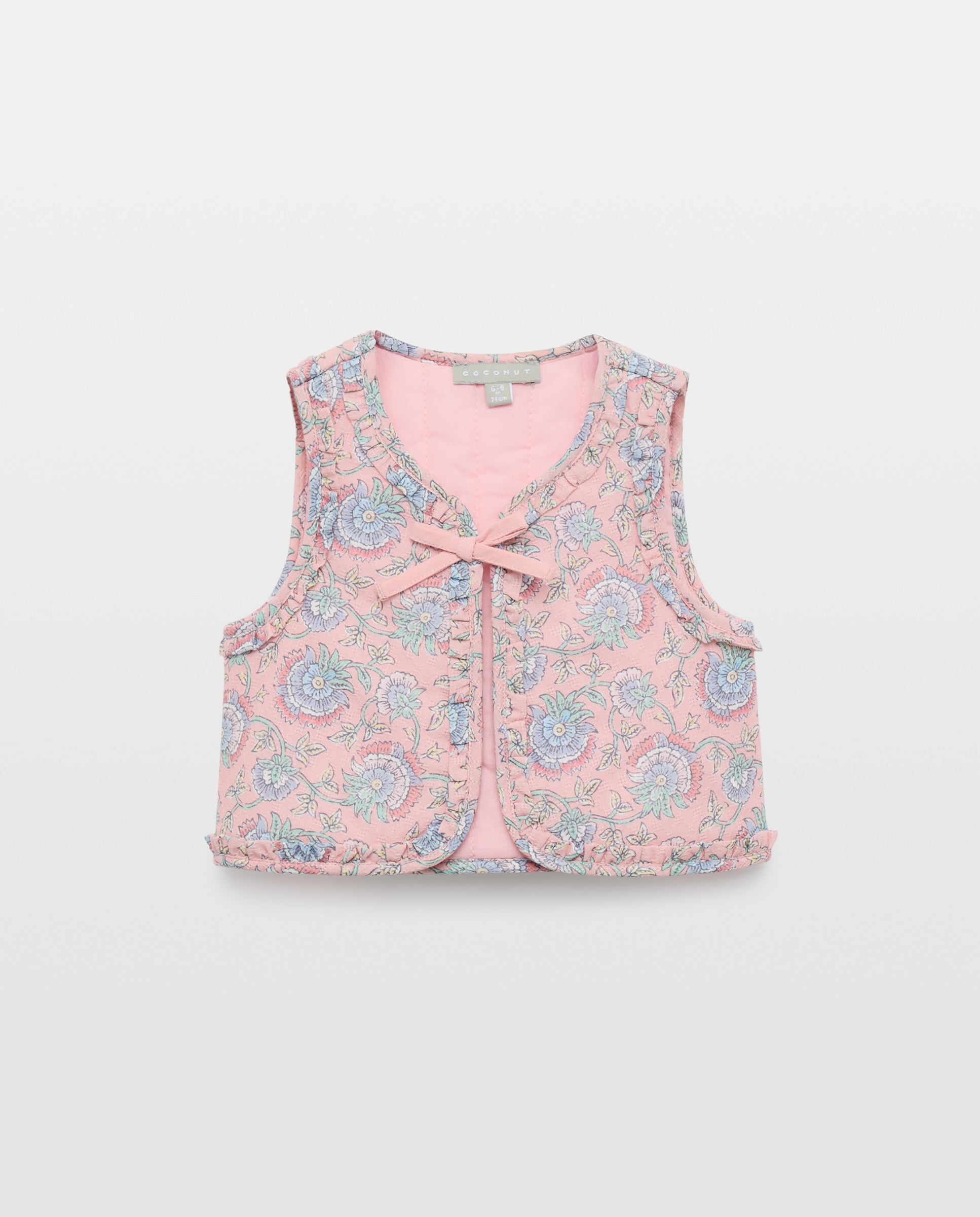 Imagem 0 de Colete Acolchoado de Bebé com Estampado Floral