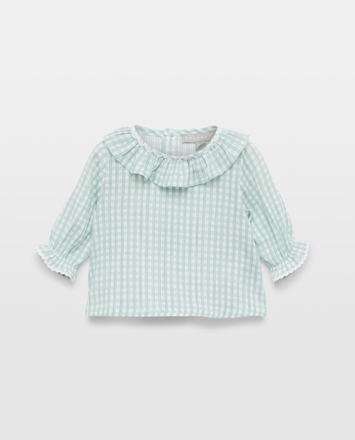 Imagem 0 de Camisa Plana Vicky de Bebé com Gola e Manga Comprida