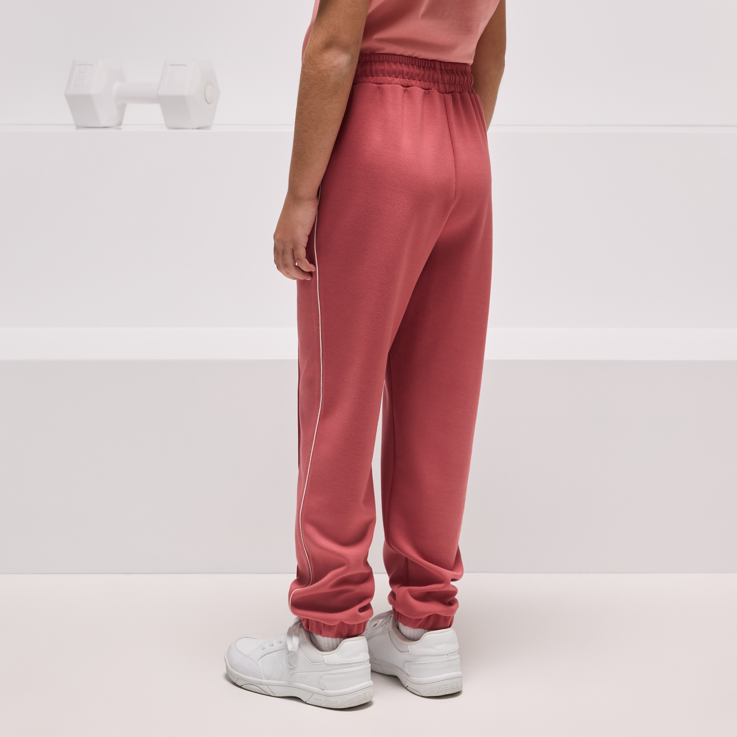 Calças Sportcasual de Menina Terracota-3