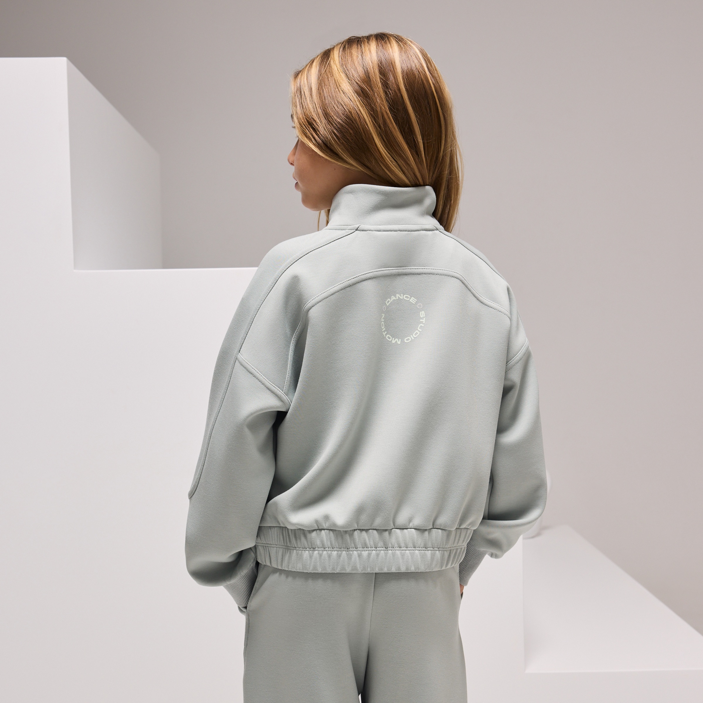 Sweatshirt Aberta de Viscose Sportcasual de Menina Kiwi-3