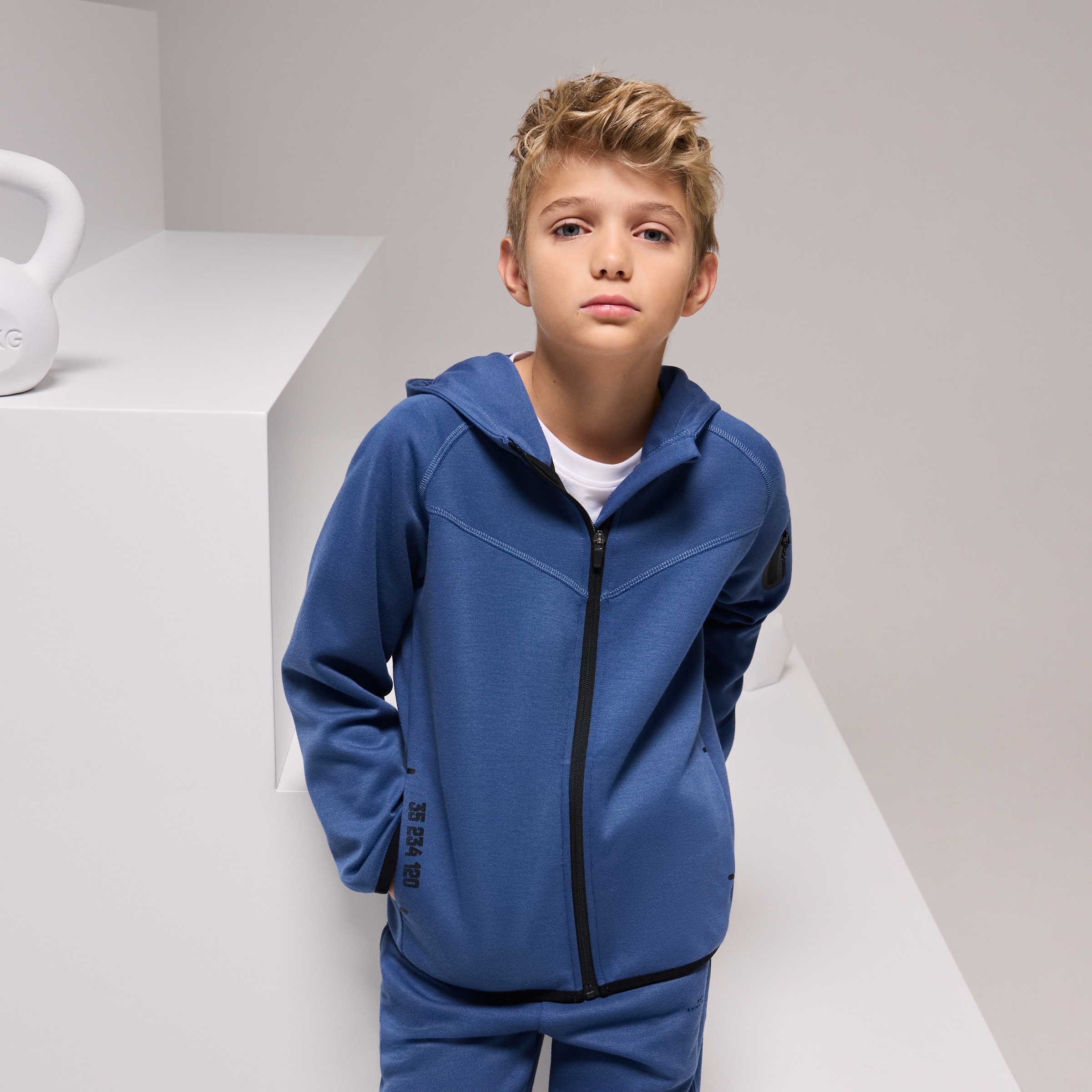Imagem 0 de Sweatshirt Aberta com Capuz Sportcasual de Menino