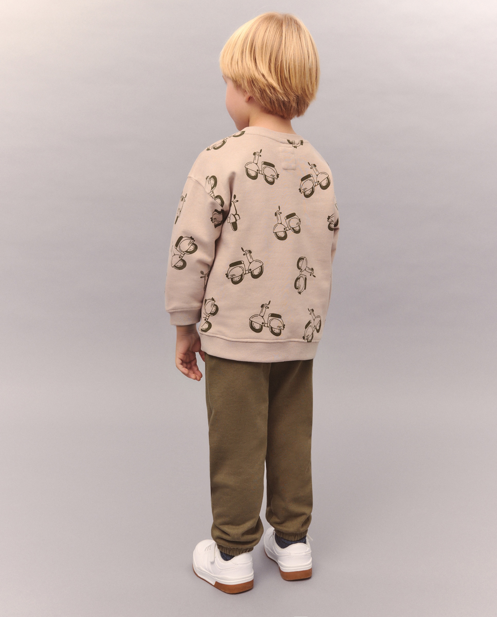 Conjunto de Sweatshirt com Capuz e Calças de Felpa Kids El Corte Inglés Verde-3