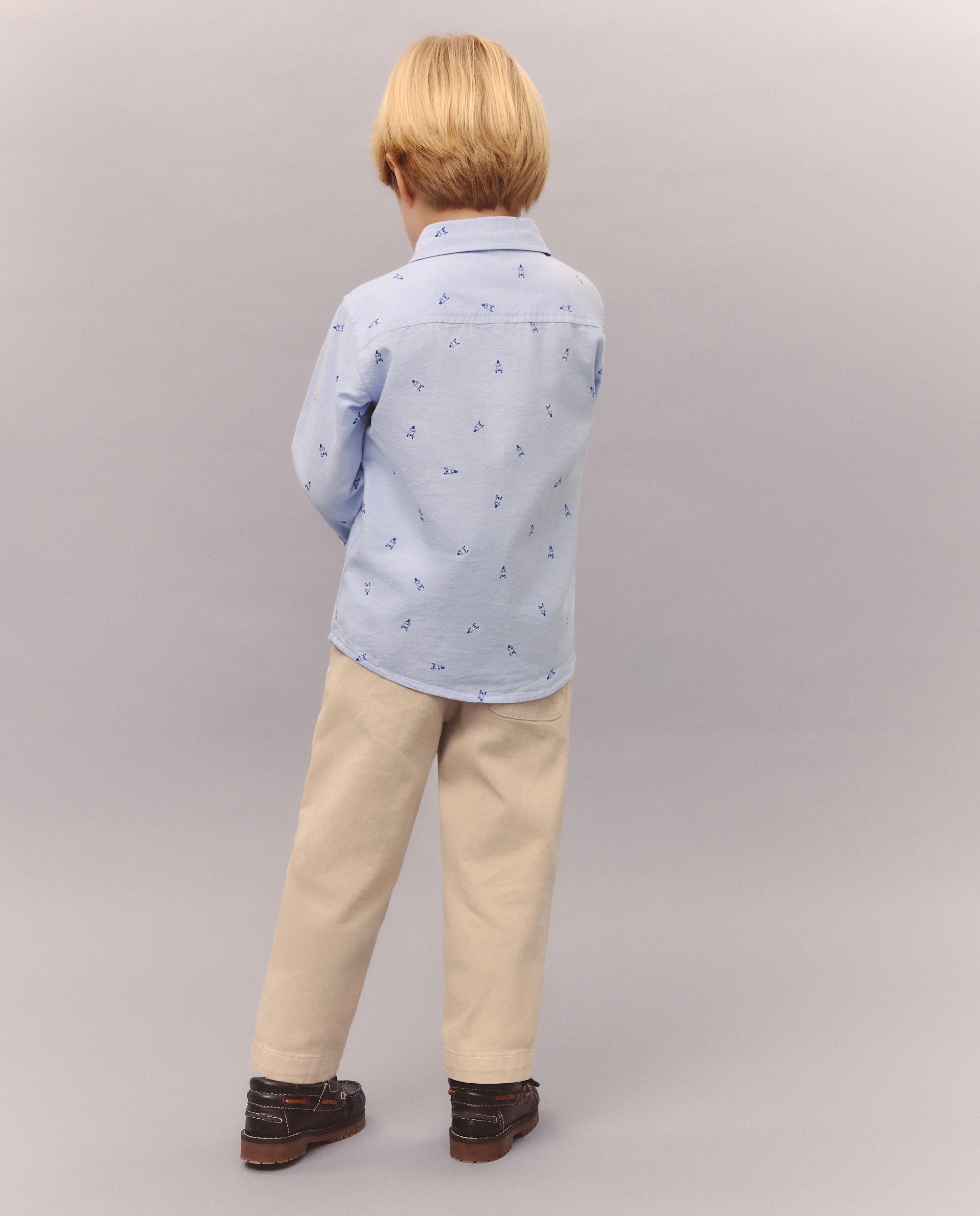 Calças Tipo Bermudas de Sarja 120 Cru-3